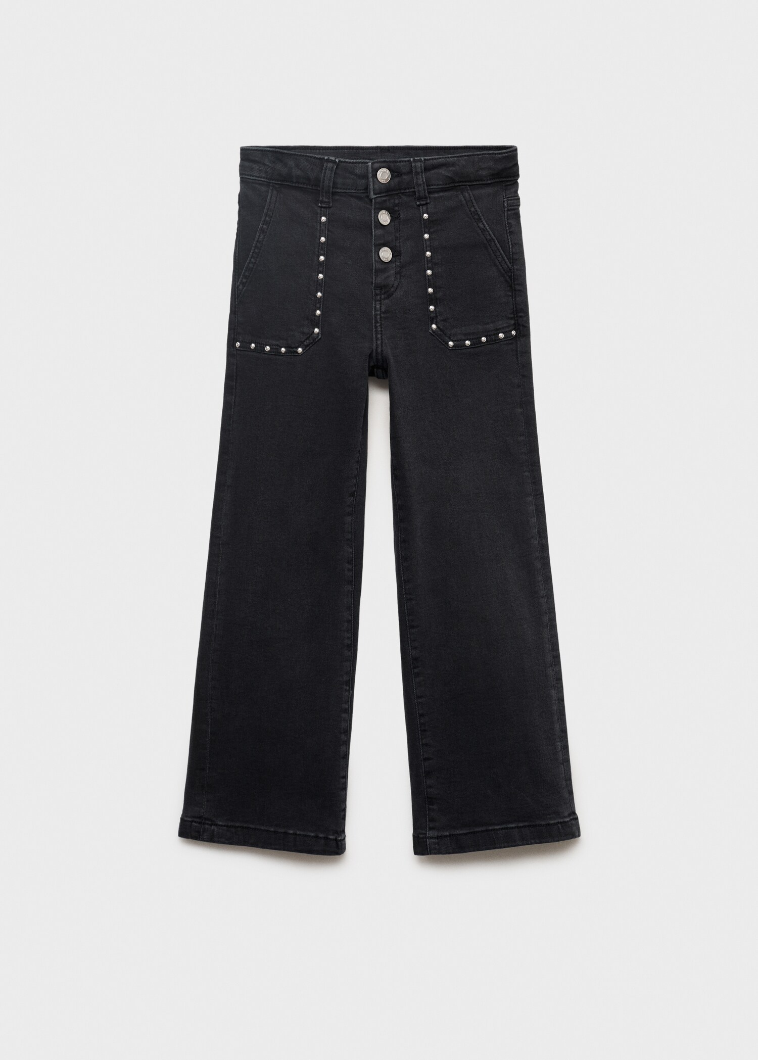 Jeans straight tachuelas - Artículo sin modelo