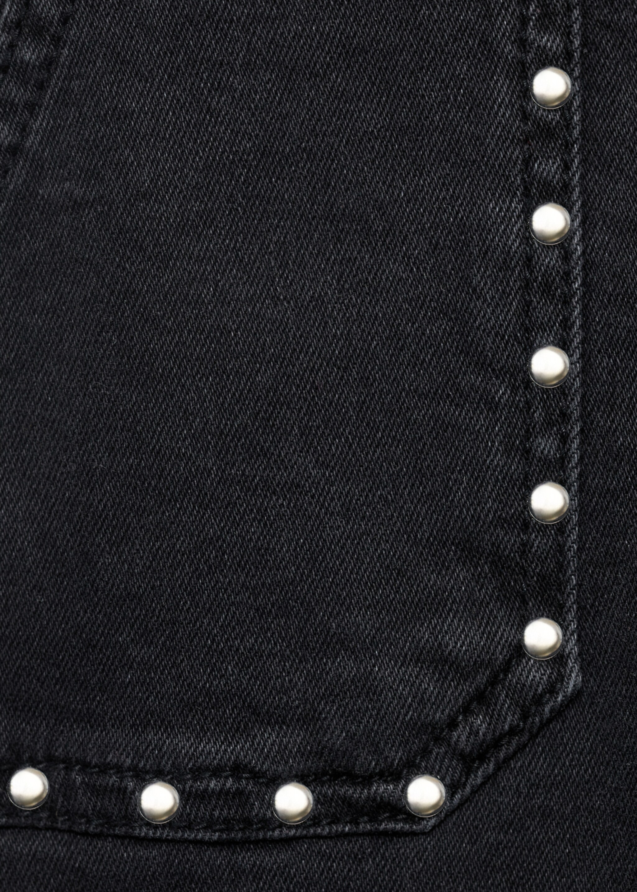 Straight-fit jeans with studs - Details of the article 0