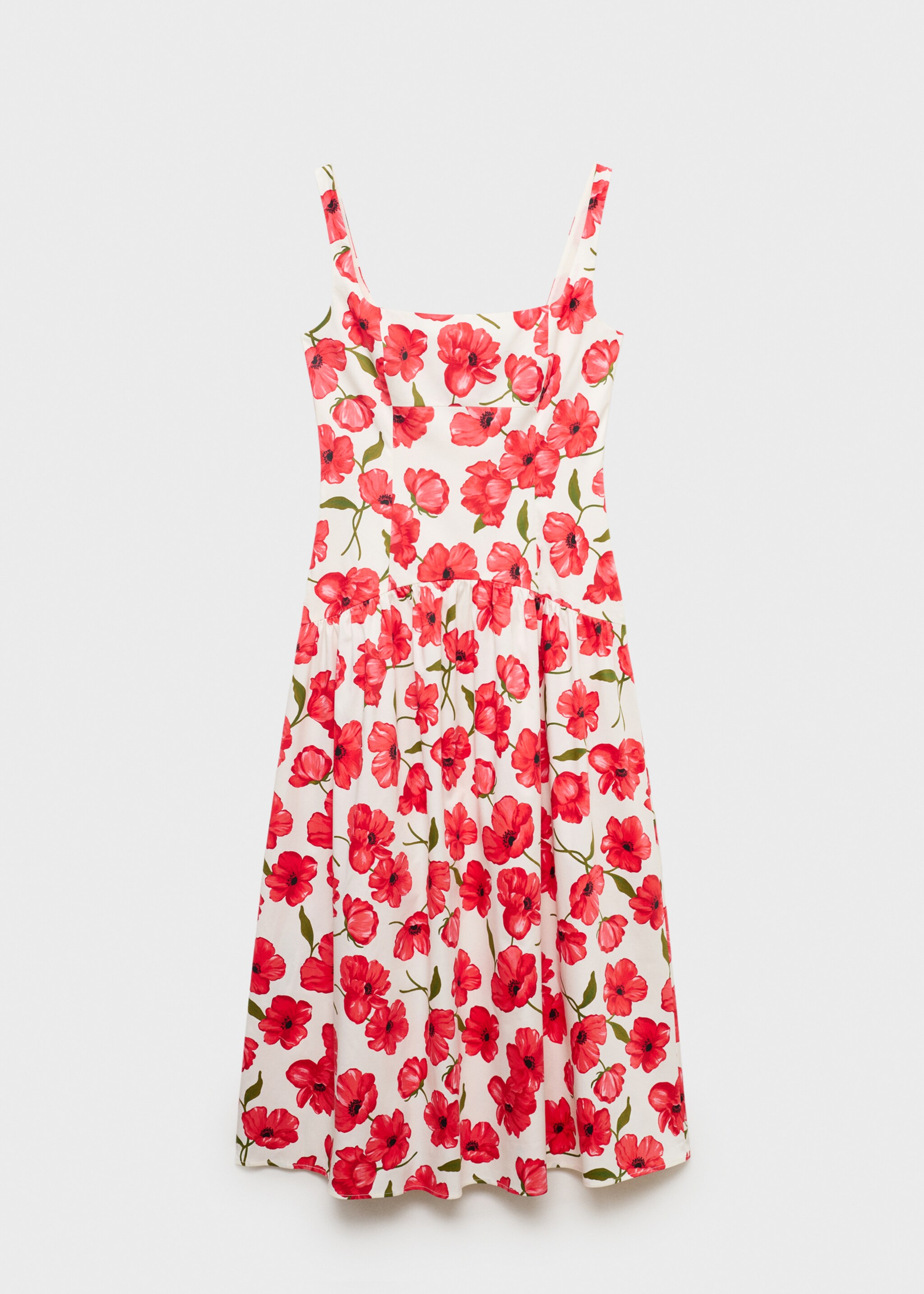 Flared cotton dress - Article without model