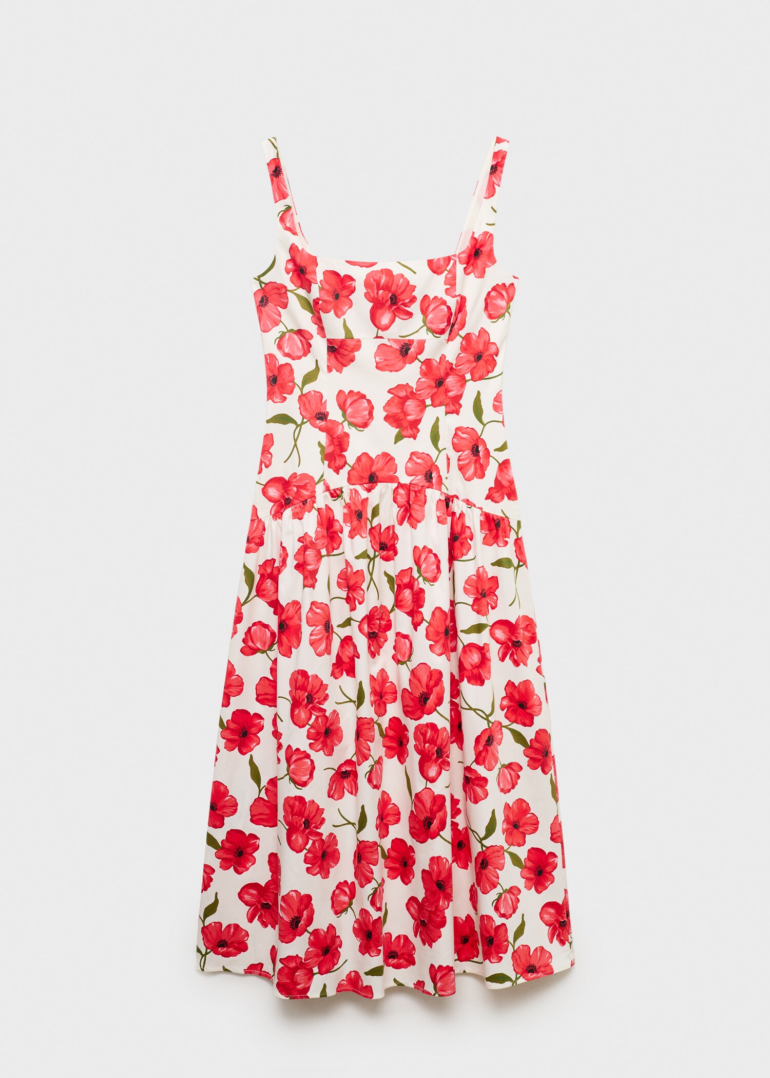 Flared cotton dress - Article without model