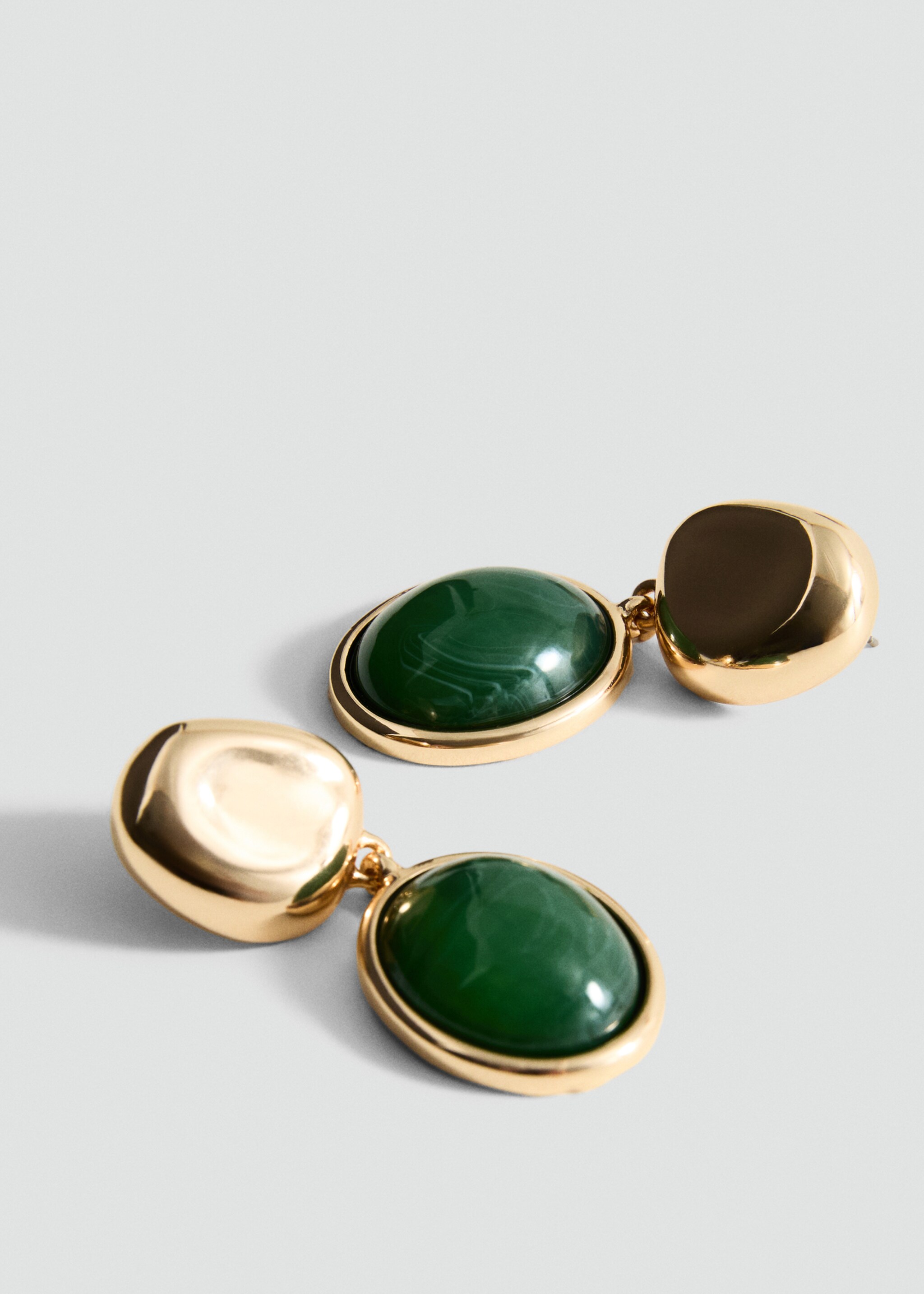 Pendientes colgantes resina - Plano medio