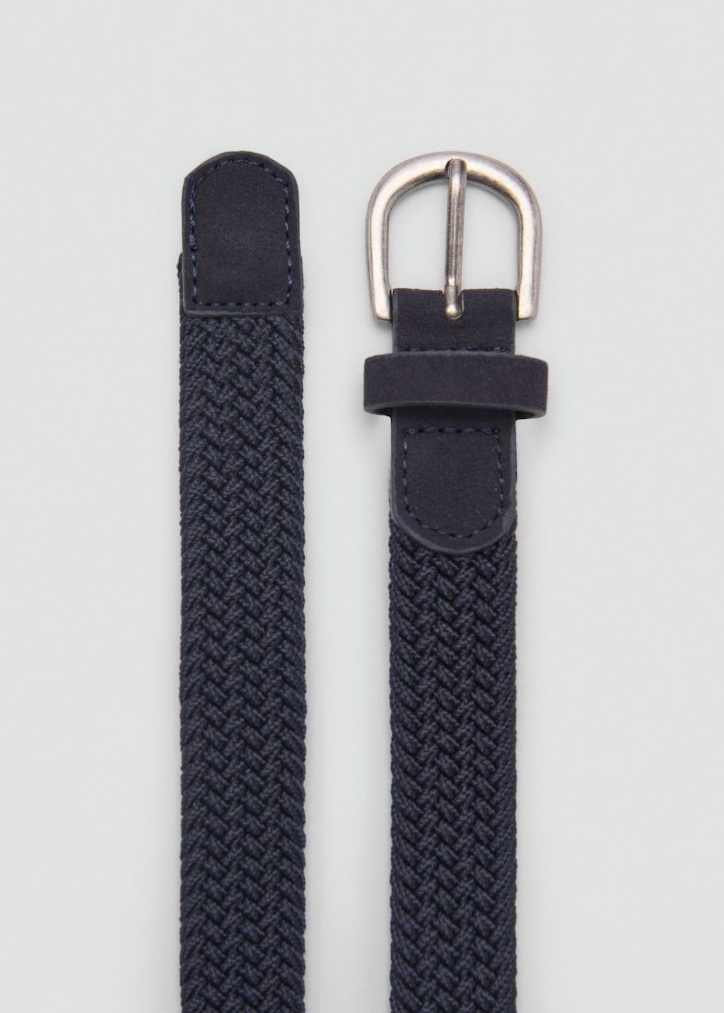 Braided elastic belt