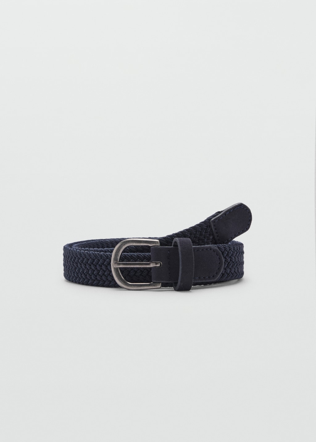 Braided elastic belt