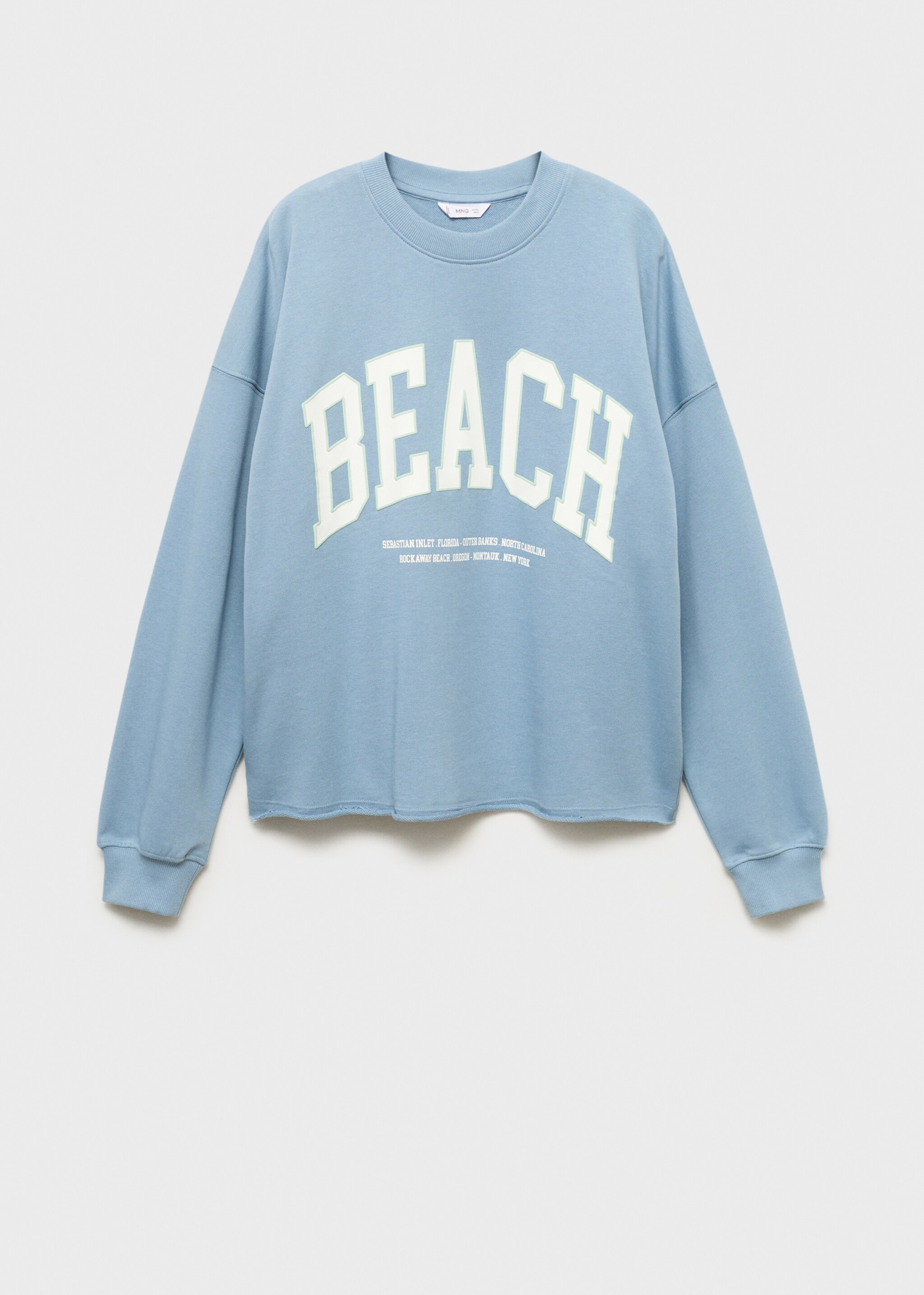 Printed cotton sweatshirt - Article without model