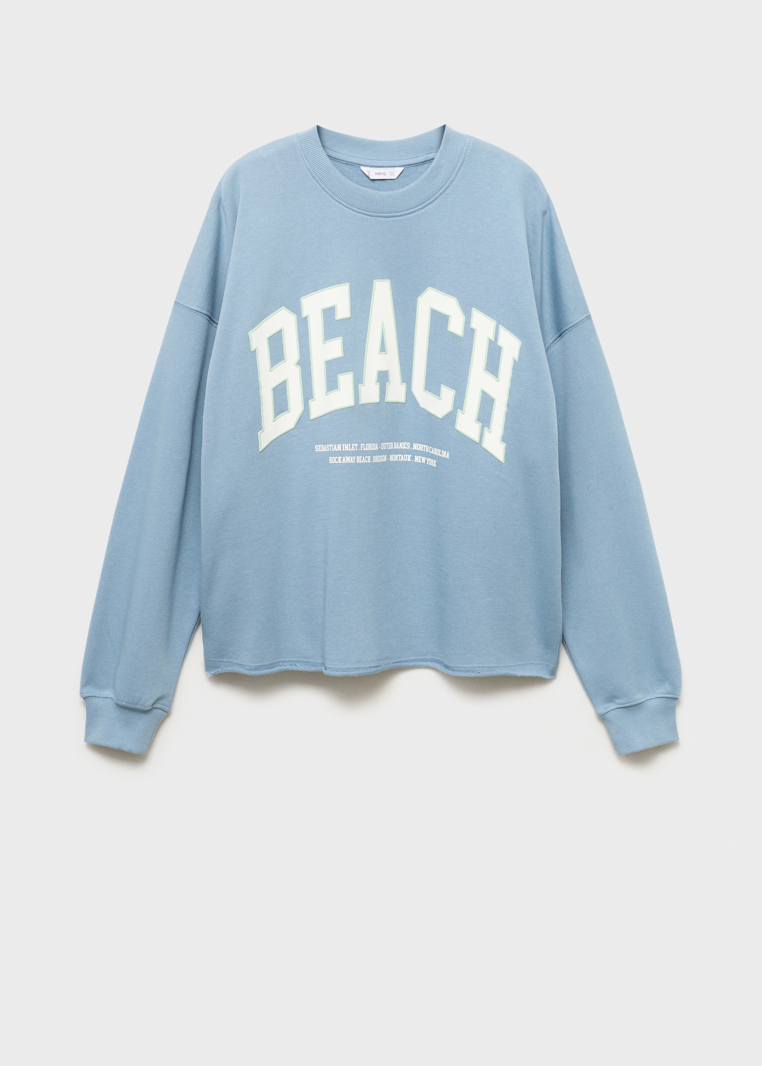 Printed cotton sweatshirt - Article without model