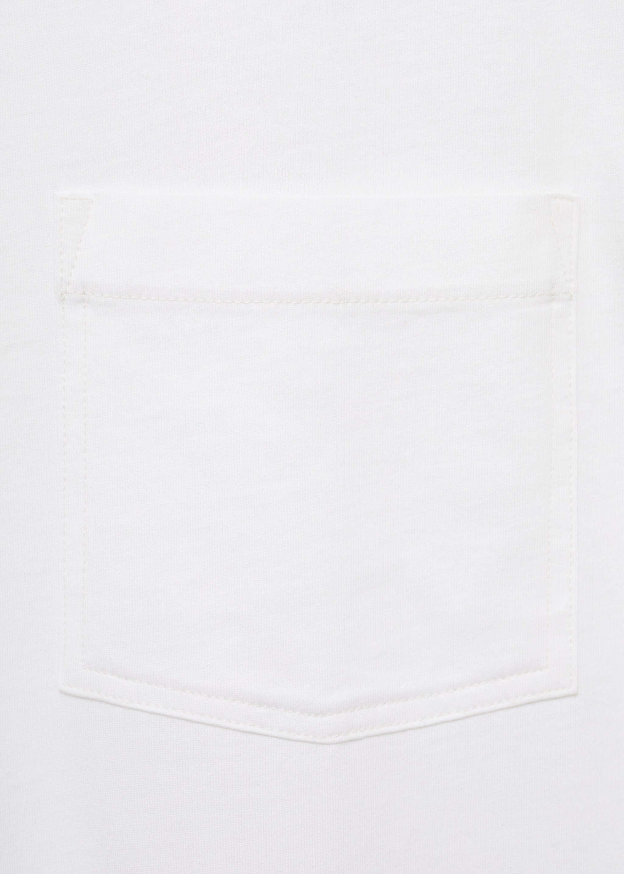 T-shirt 100% cotton boxy fit pocket - Details of the article 8