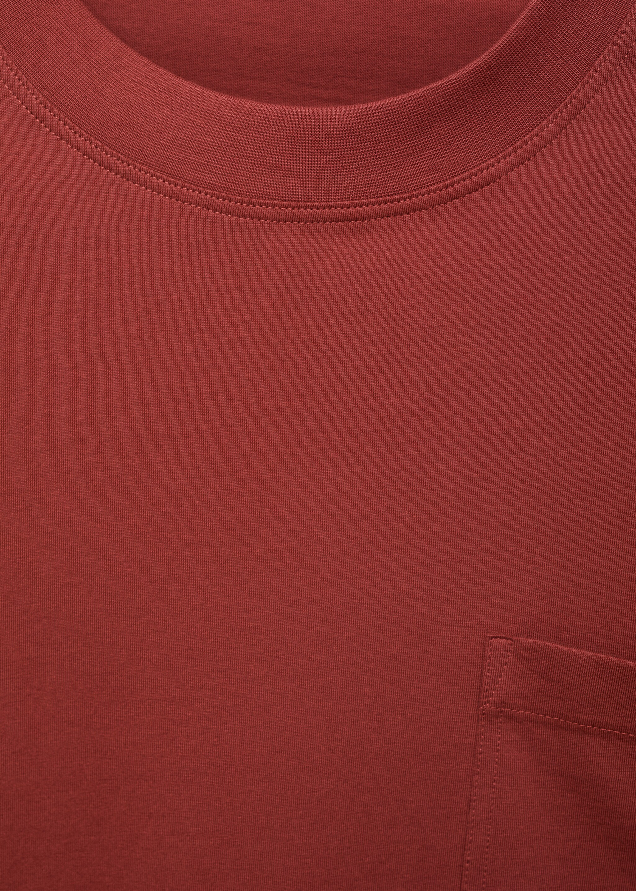 T-shirt 100% cotton boxy fit pocket - Details of the article 8