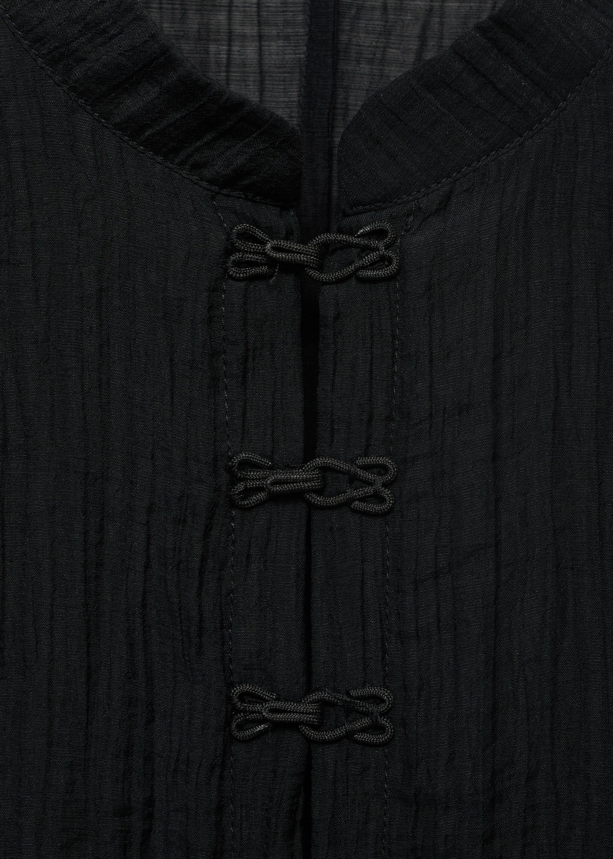 Blouse en lyocell avec alamares - Détail de l'article 8
