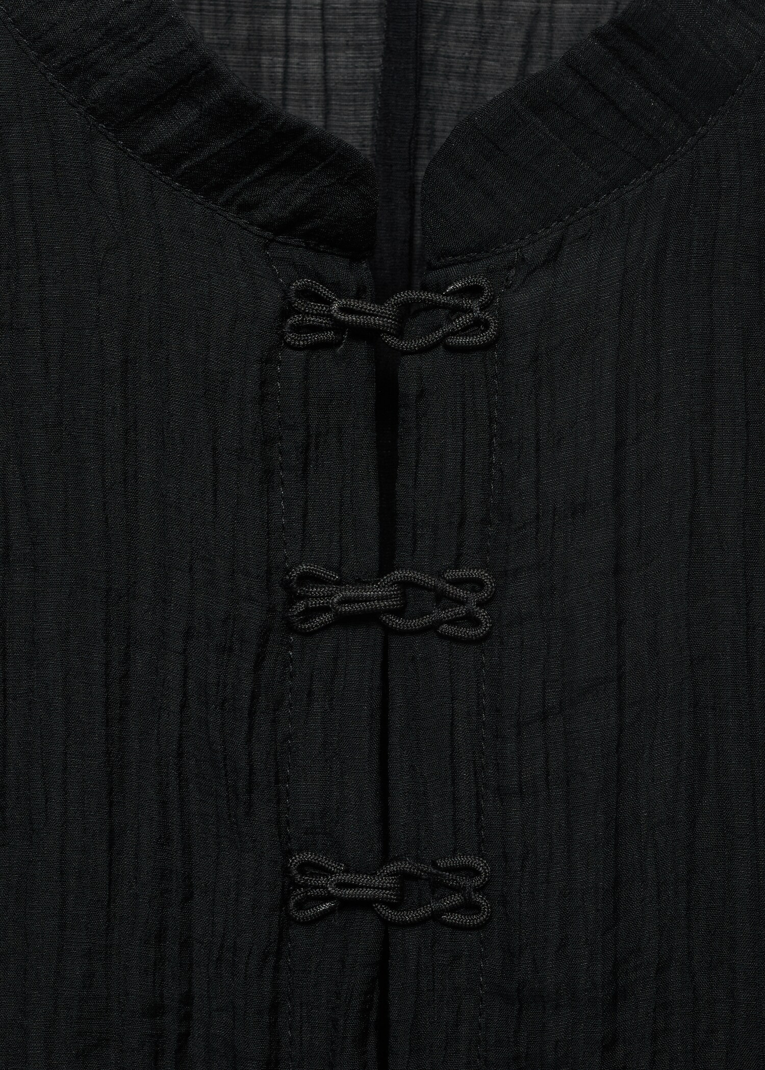 Blouse en lyocell avec alamares - Détail de l'article 8