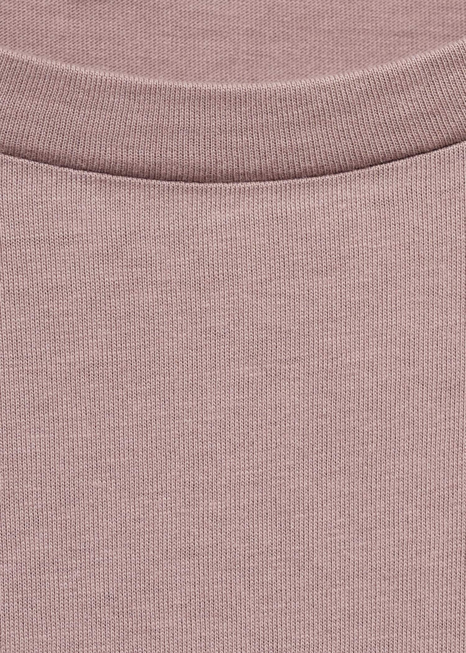 Two-piece plain cotton pajamas - Details of the article 8