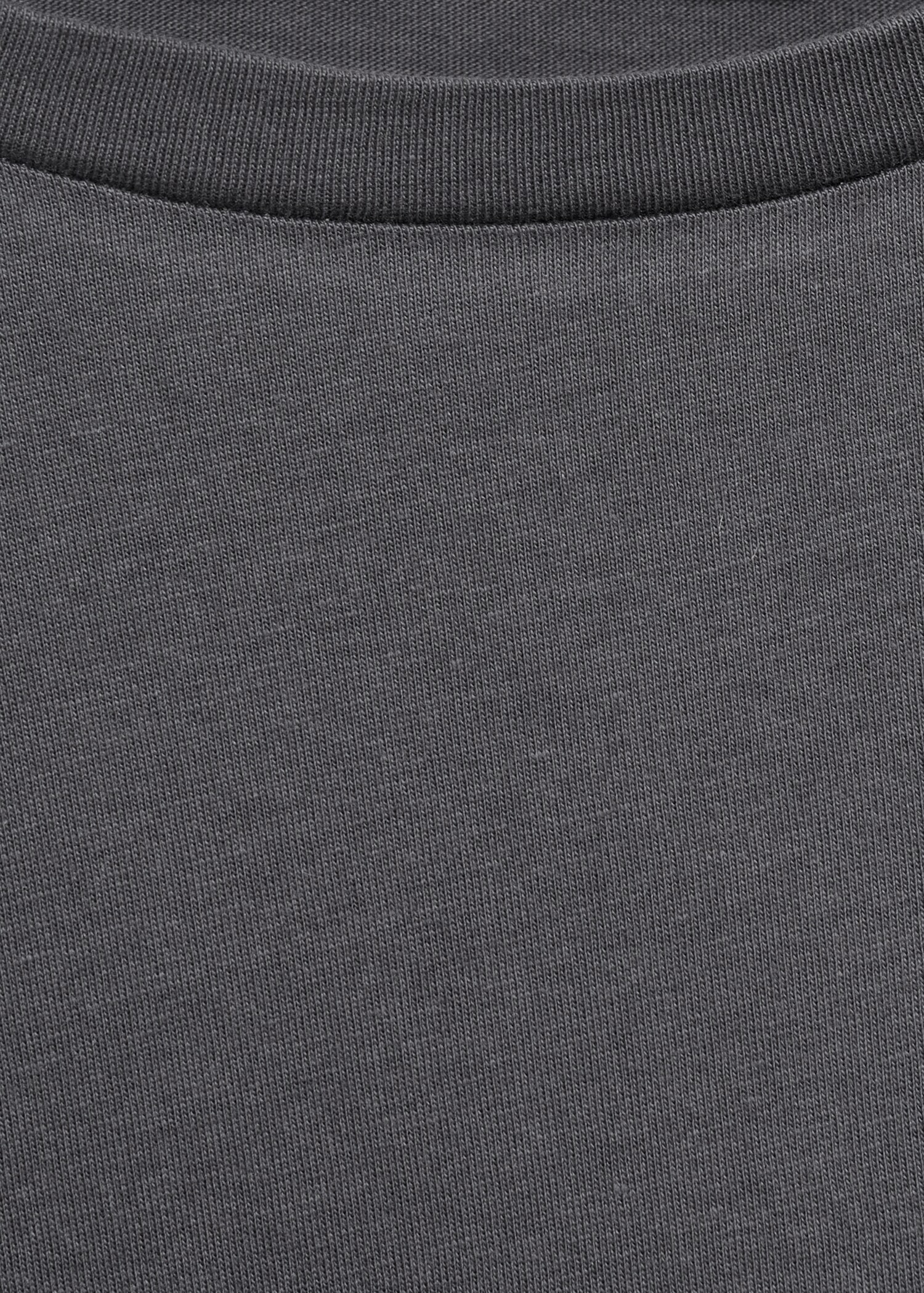 Two-piece plain cotton pajamas - Details of the article 8