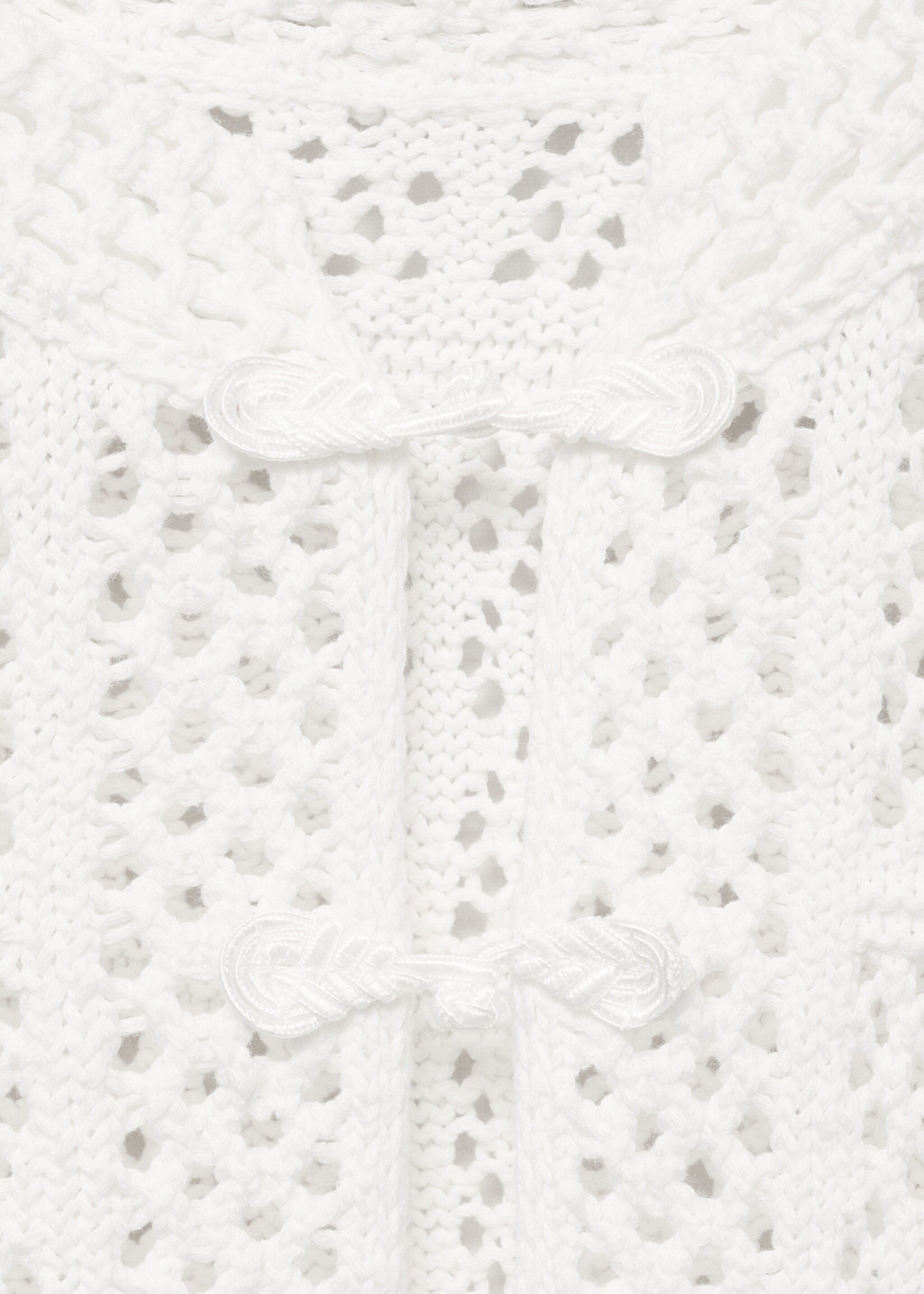 Short-sleeved crochet cardigan - Details of the article 8