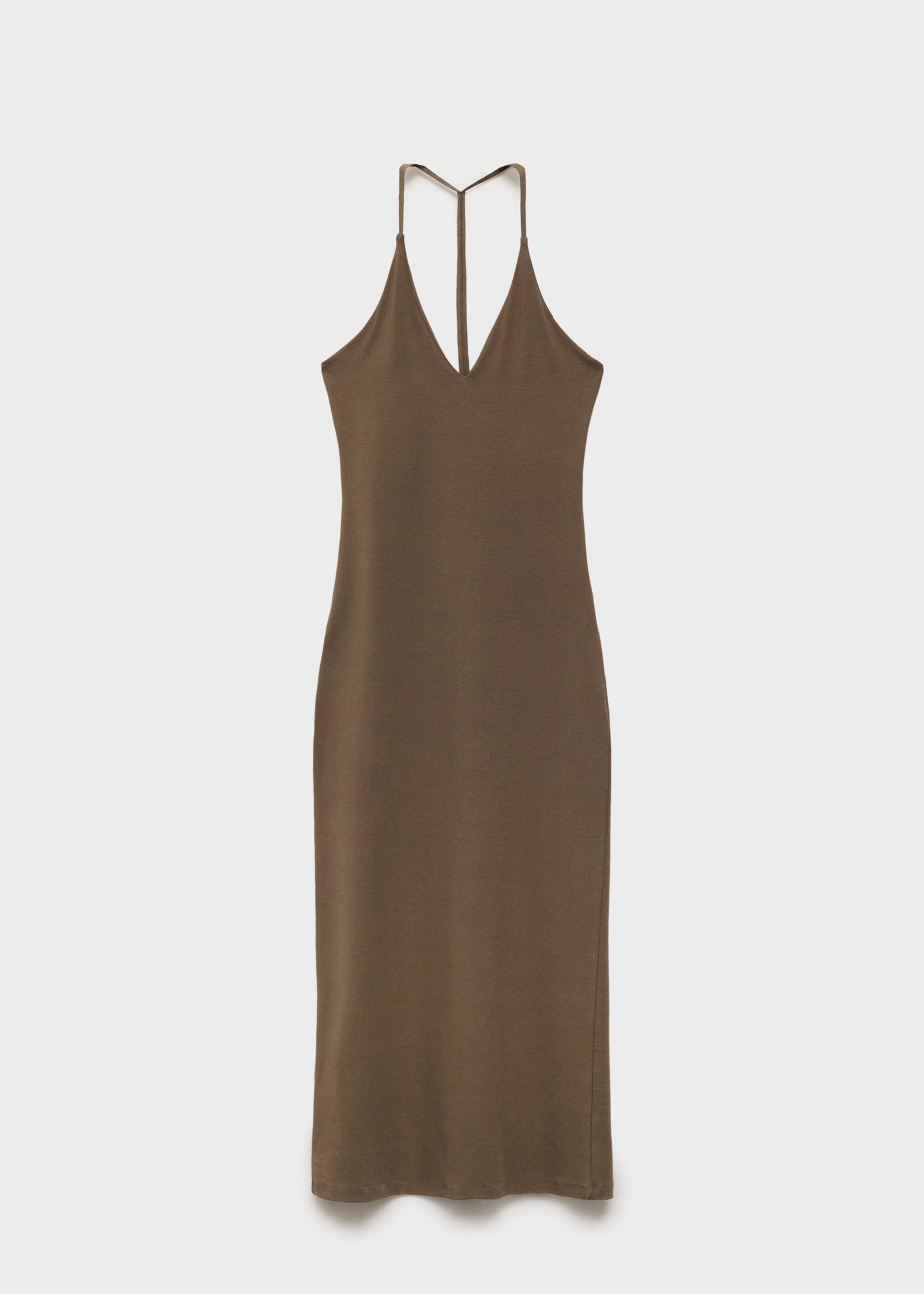 Midi-dress with back neckline - Article without model