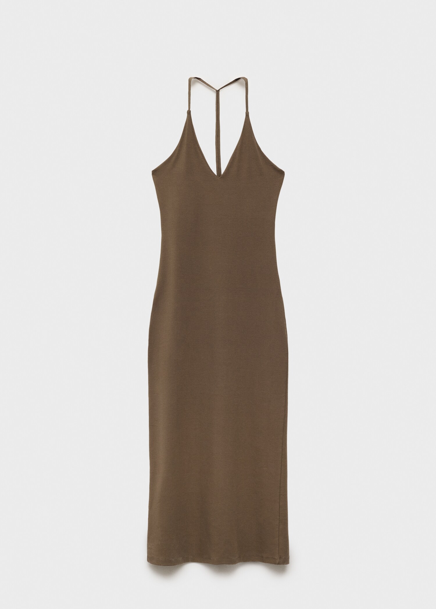 Midi-dress with back neckline - Article without model