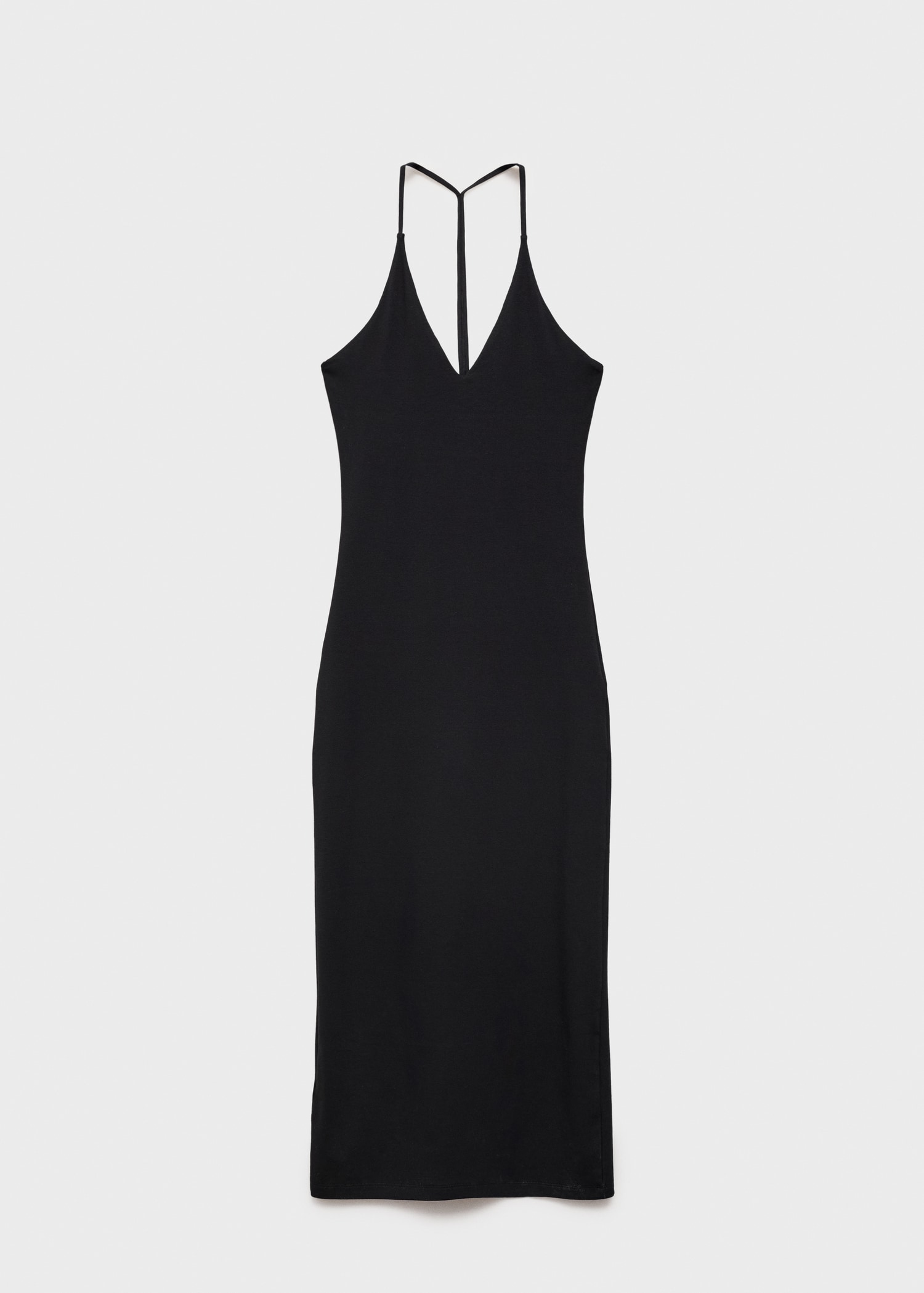 Midi-dress with back neckline - Article without model