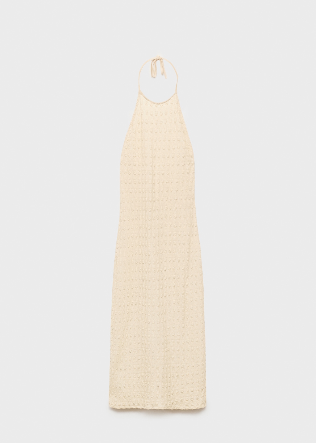 Halter-neck crpe dress - image 5