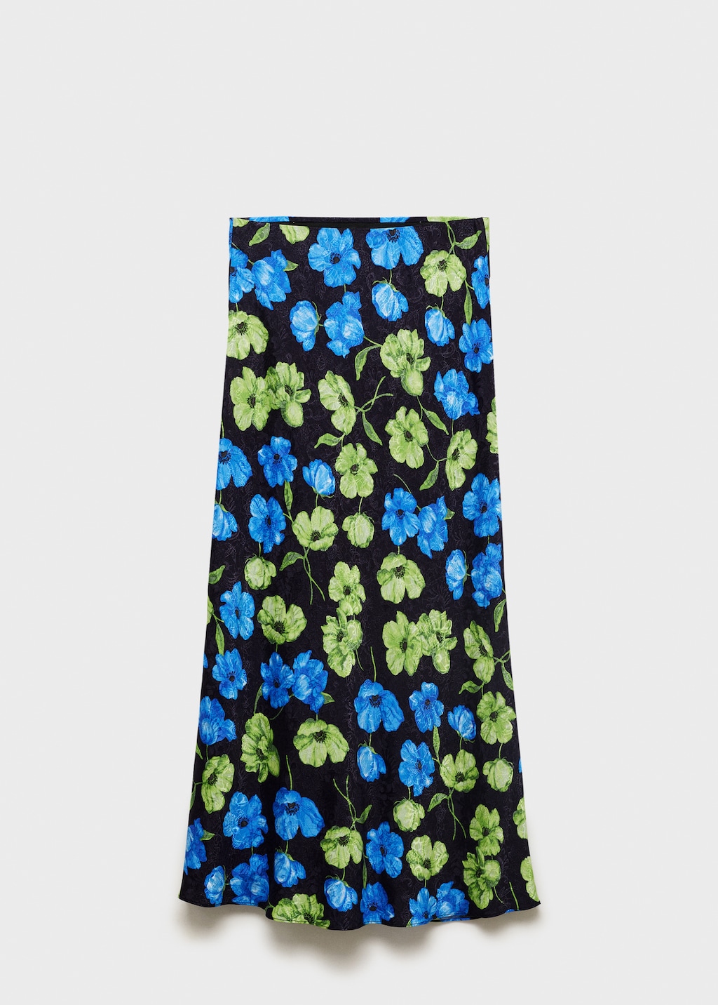 Mango Floral-print long skirt