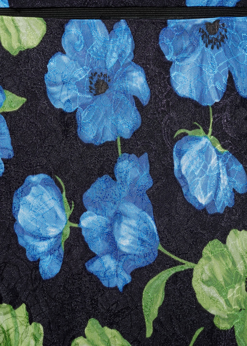 Floral-print long skirt