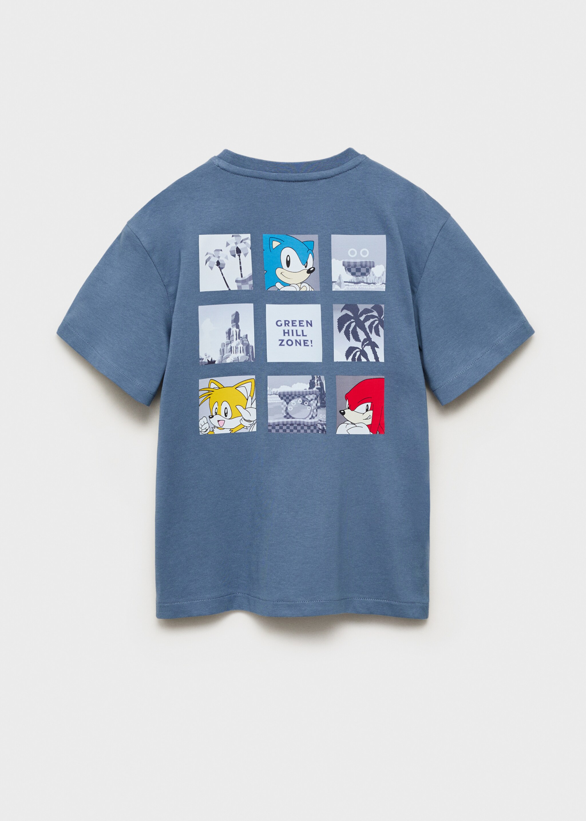Embossed Sonic t-shirt - Reverse of the article