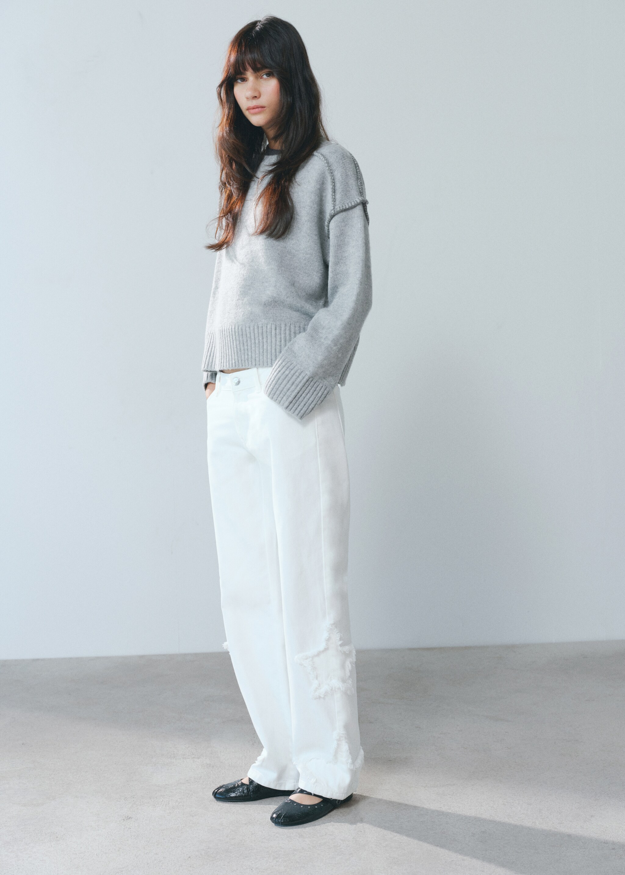 Jeans star - Details of the article 5, Off White. Ref: 17032913-00.