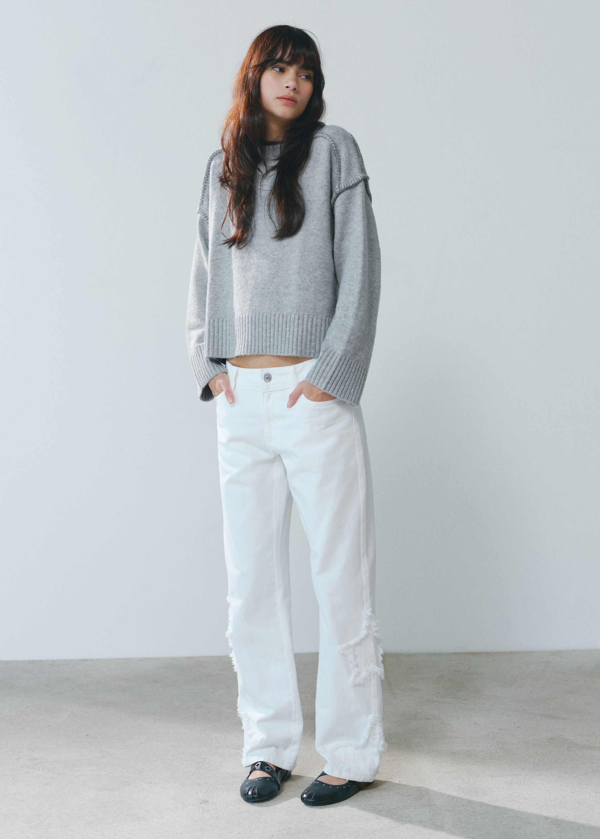 Jeans star - Details of the article 6, Off White. Ref: 17032913-00.