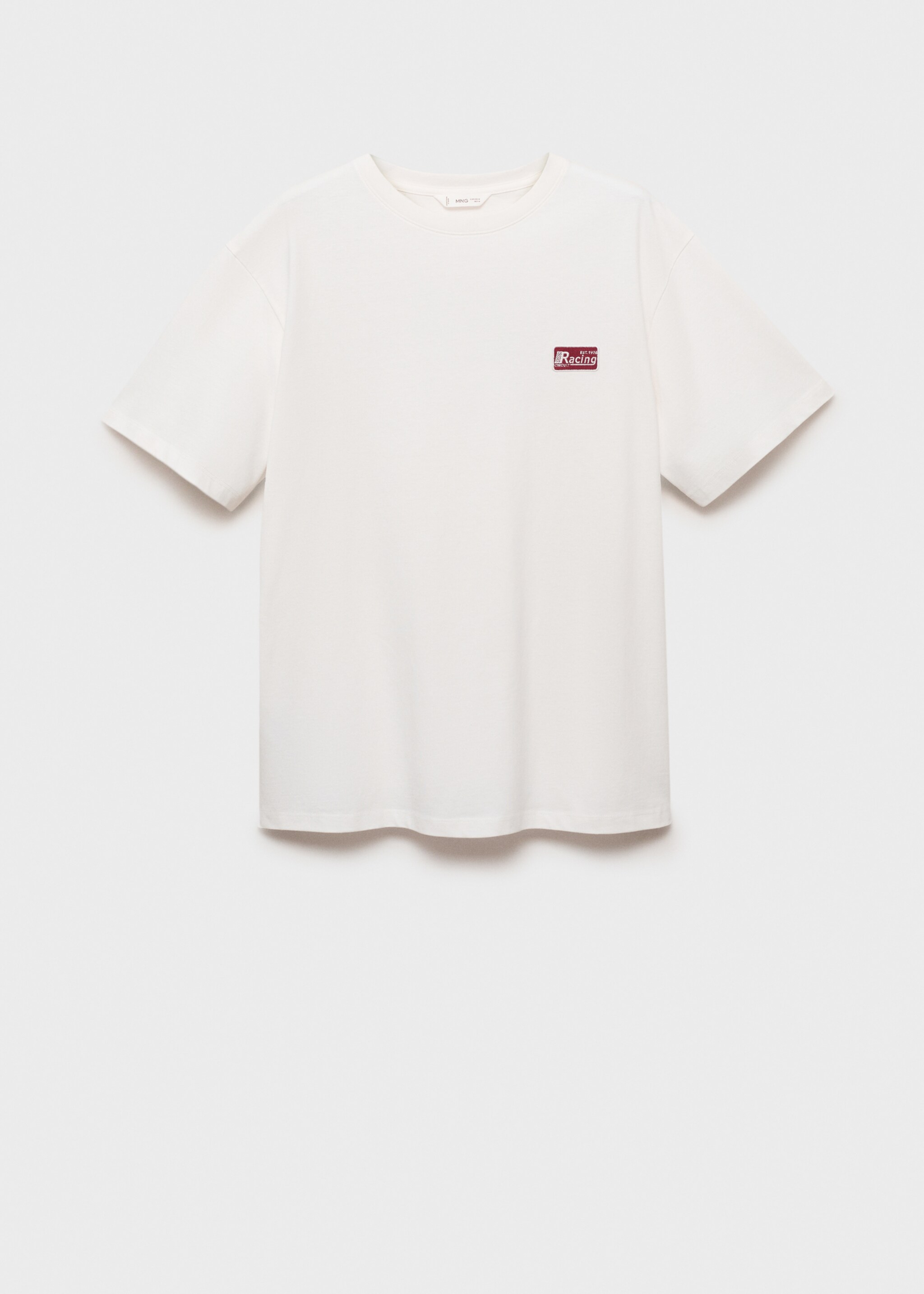 Printed cotton-blend T-shirt - Article without model