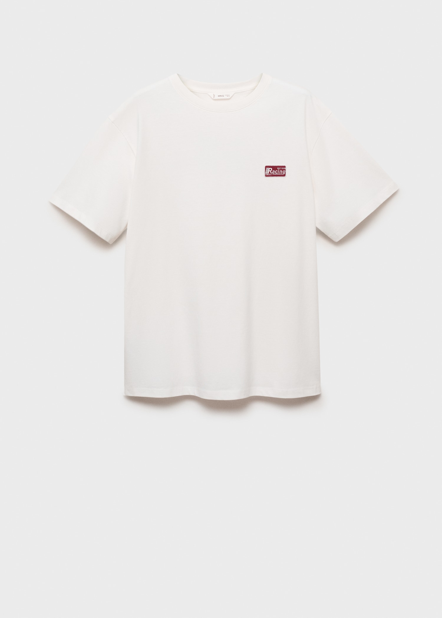 Printed cotton-blend T-shirt - Article without model