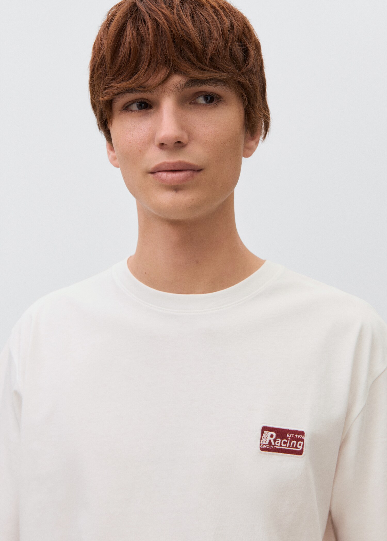 Printed cotton-blend T-shirt - Details of the article 1