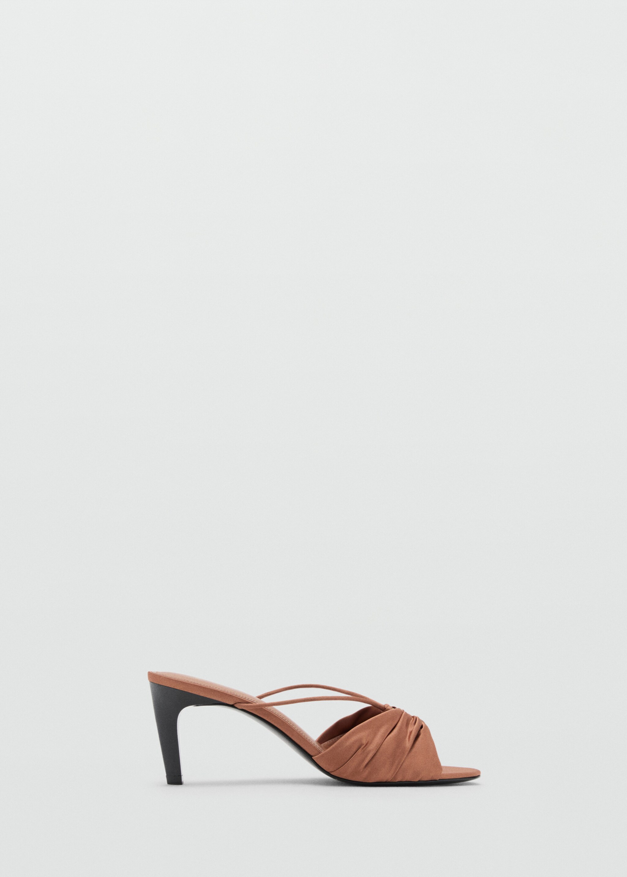 Satin high-heeled sandal - Article without model