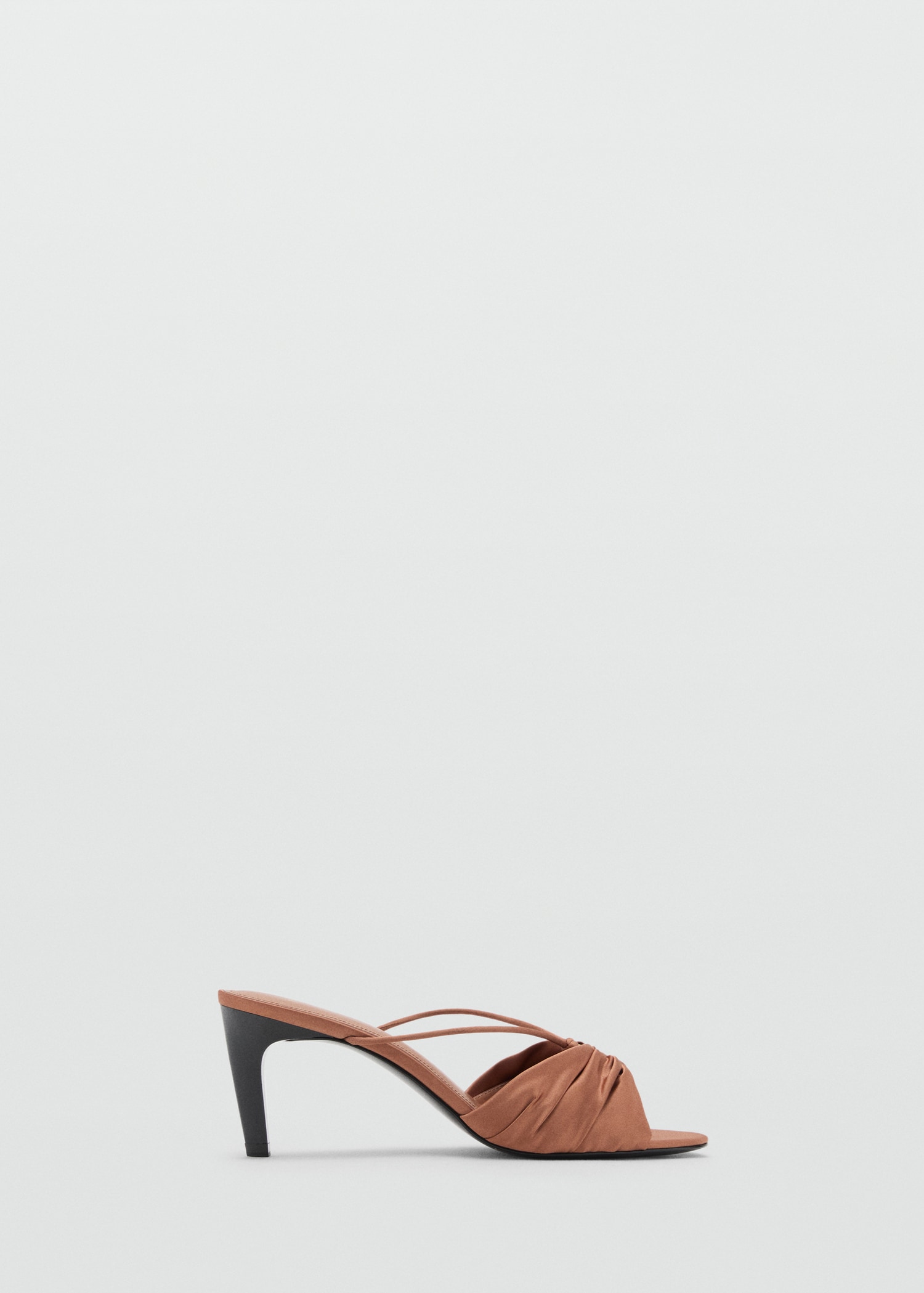 Satin high-heeled sandal - Article without model