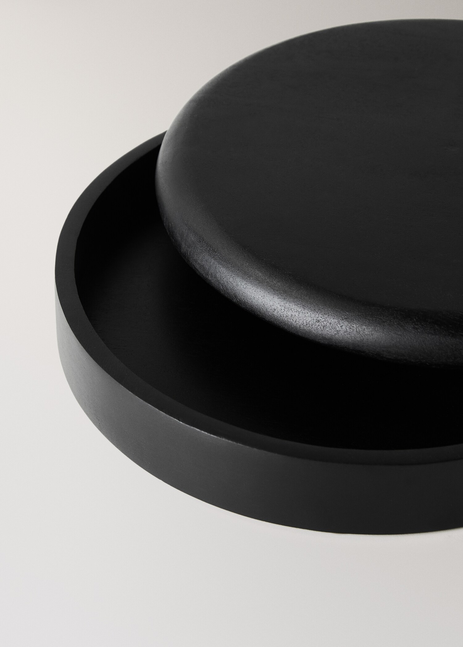 Grande boîte ronde en bois d'acacia - Détail de l'article 1
