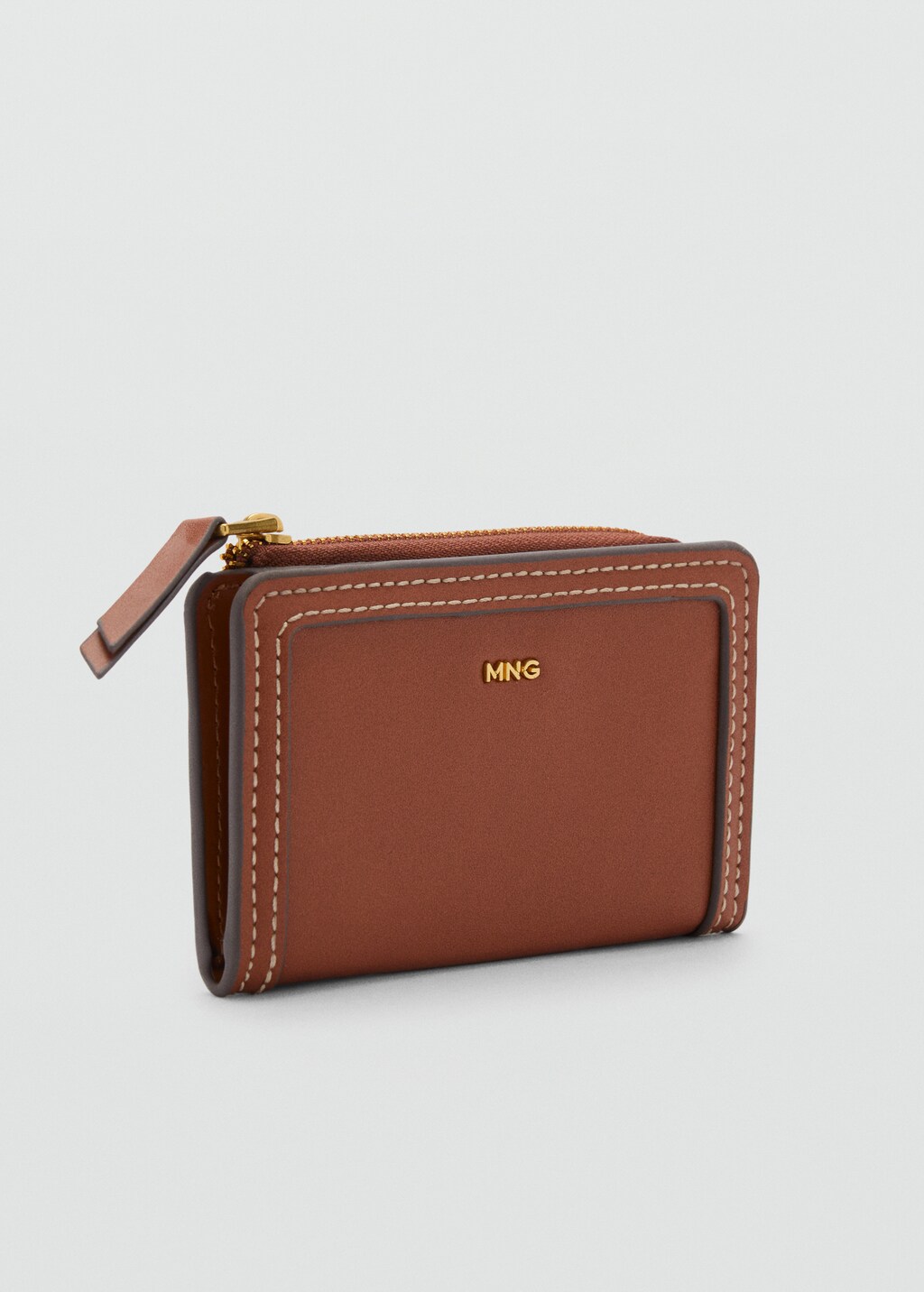 Small faux-leather wallet
