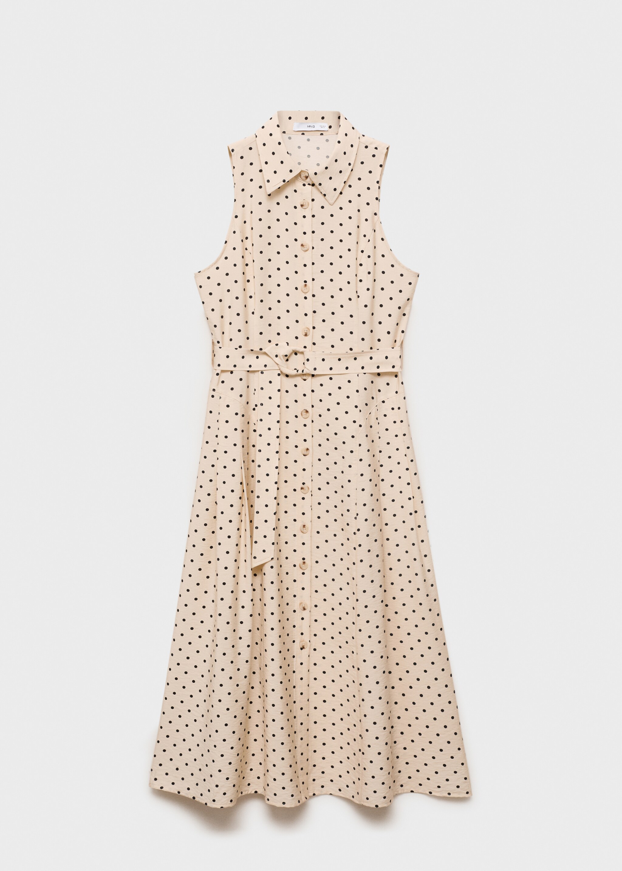 Polka dot shirt dress - Article without model