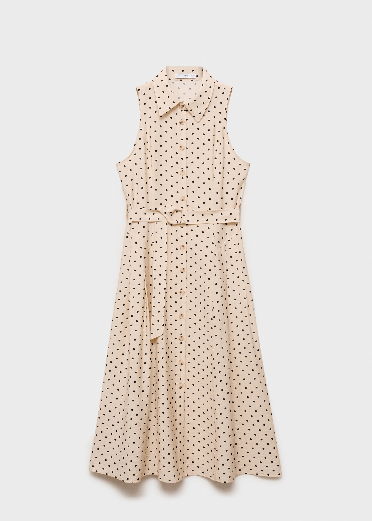 Robe chemisier à pois Femme MANGO Canada