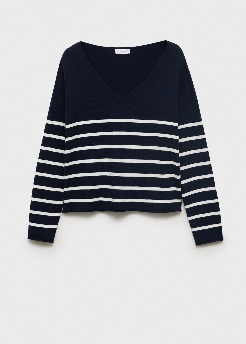 Knit striped sweater