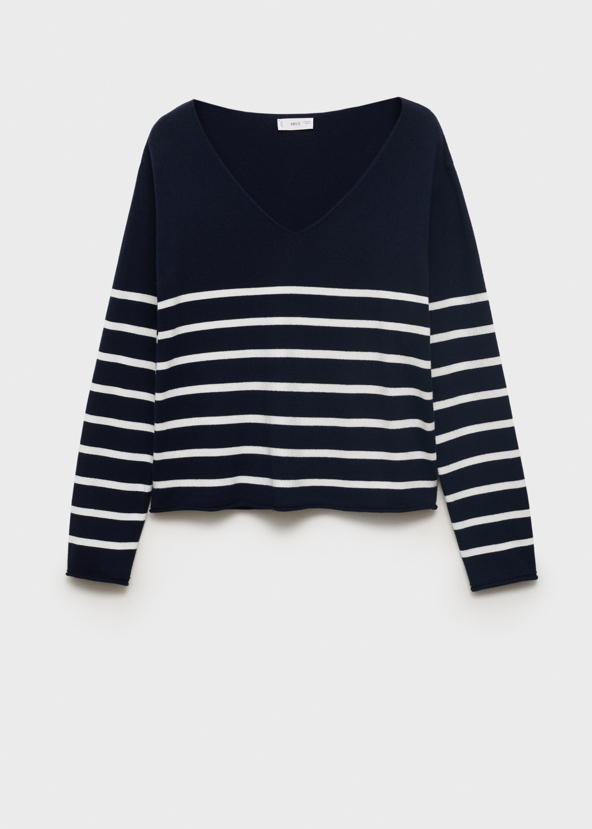 Knit striped sweater - Article without model