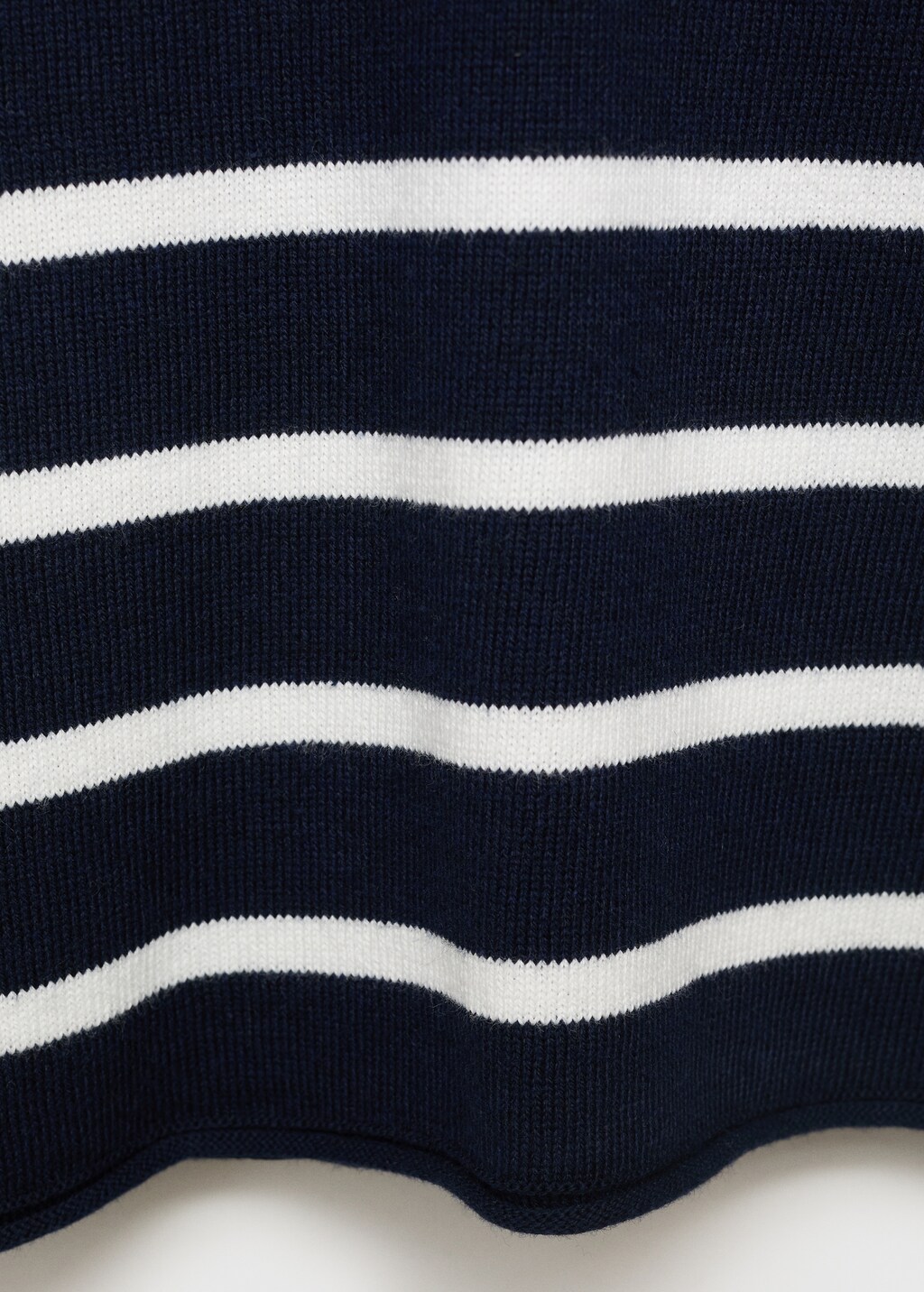 Knit striped sweater