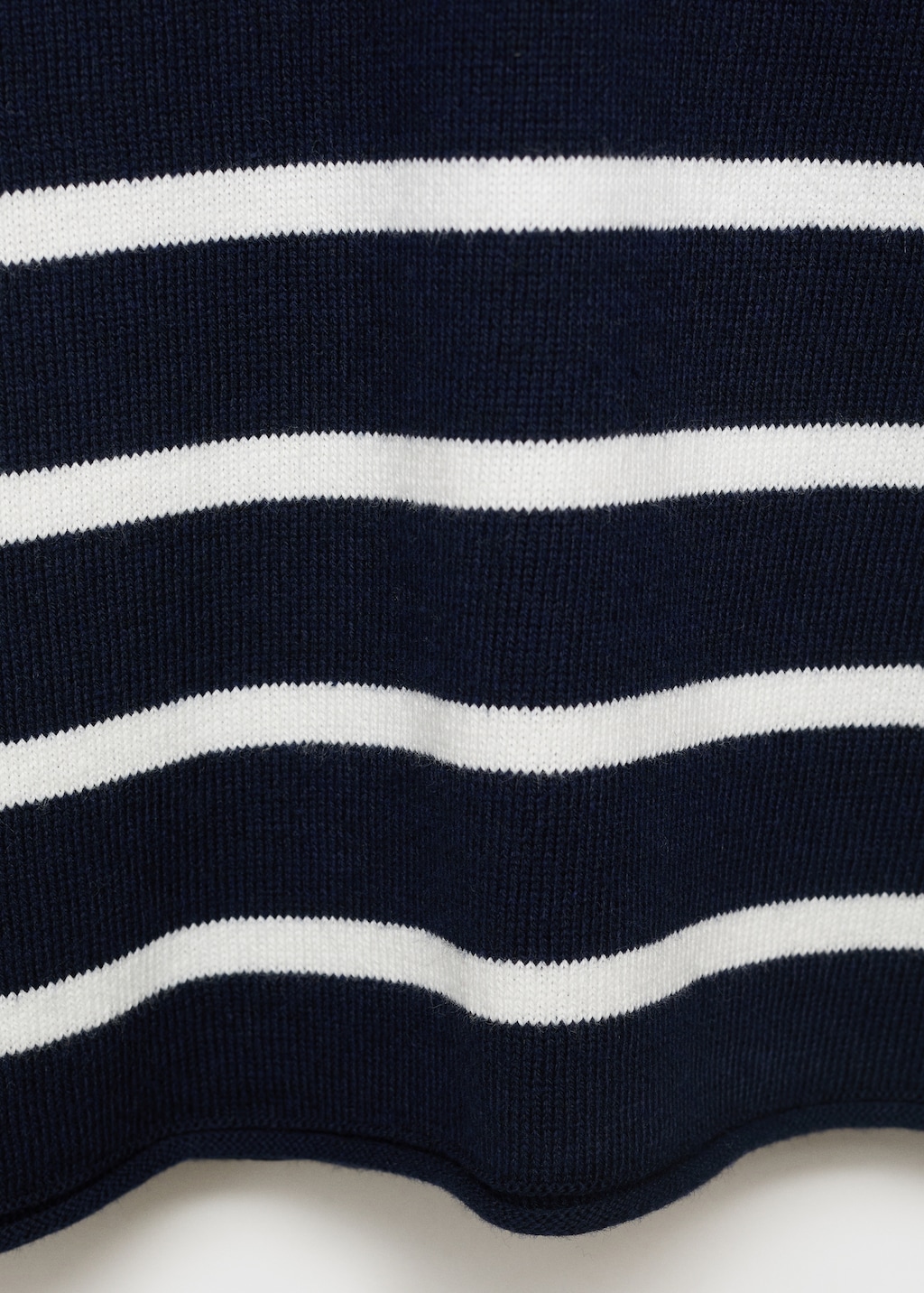 Knit striped sweater