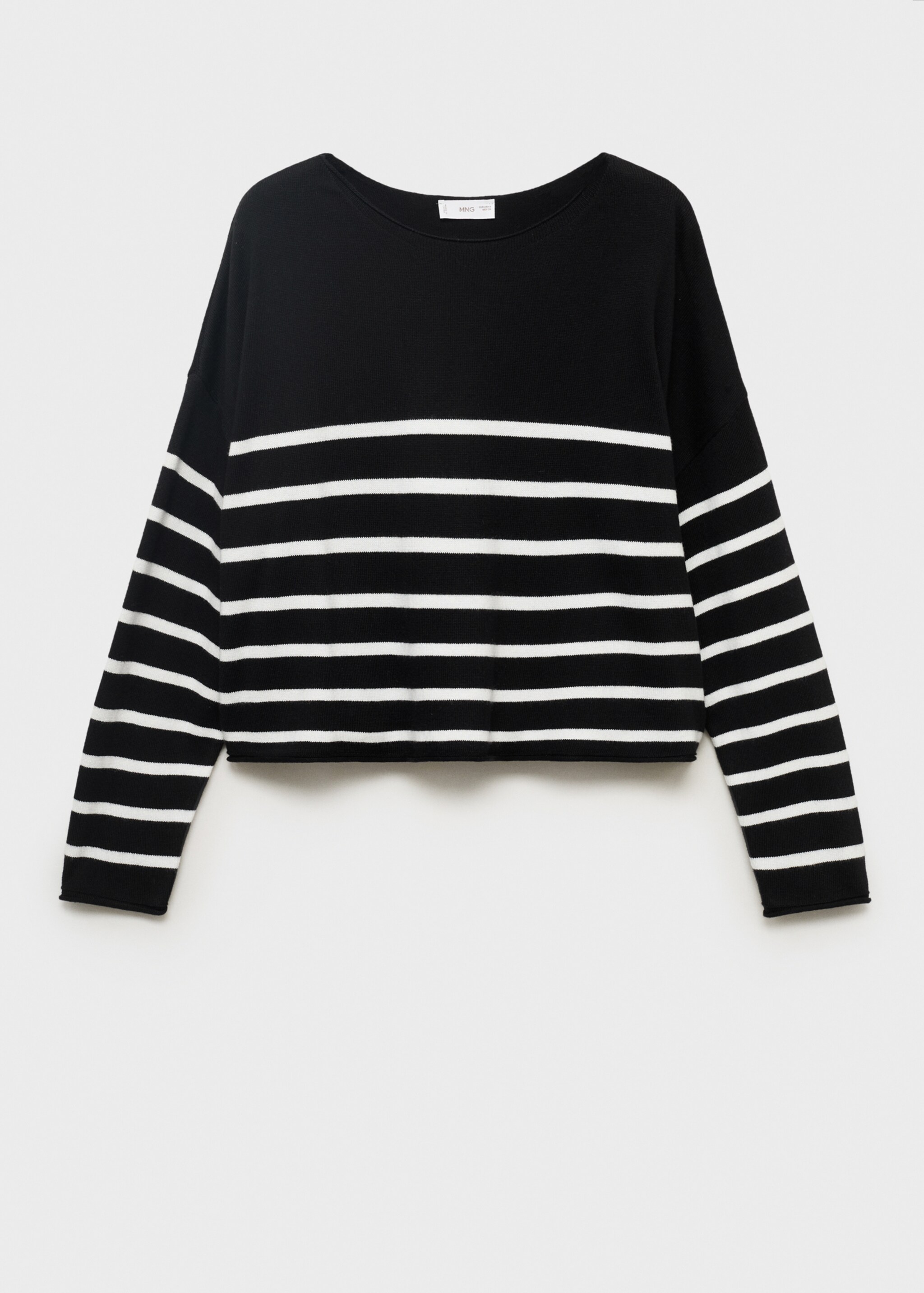 Knit striped sweater - Article without model