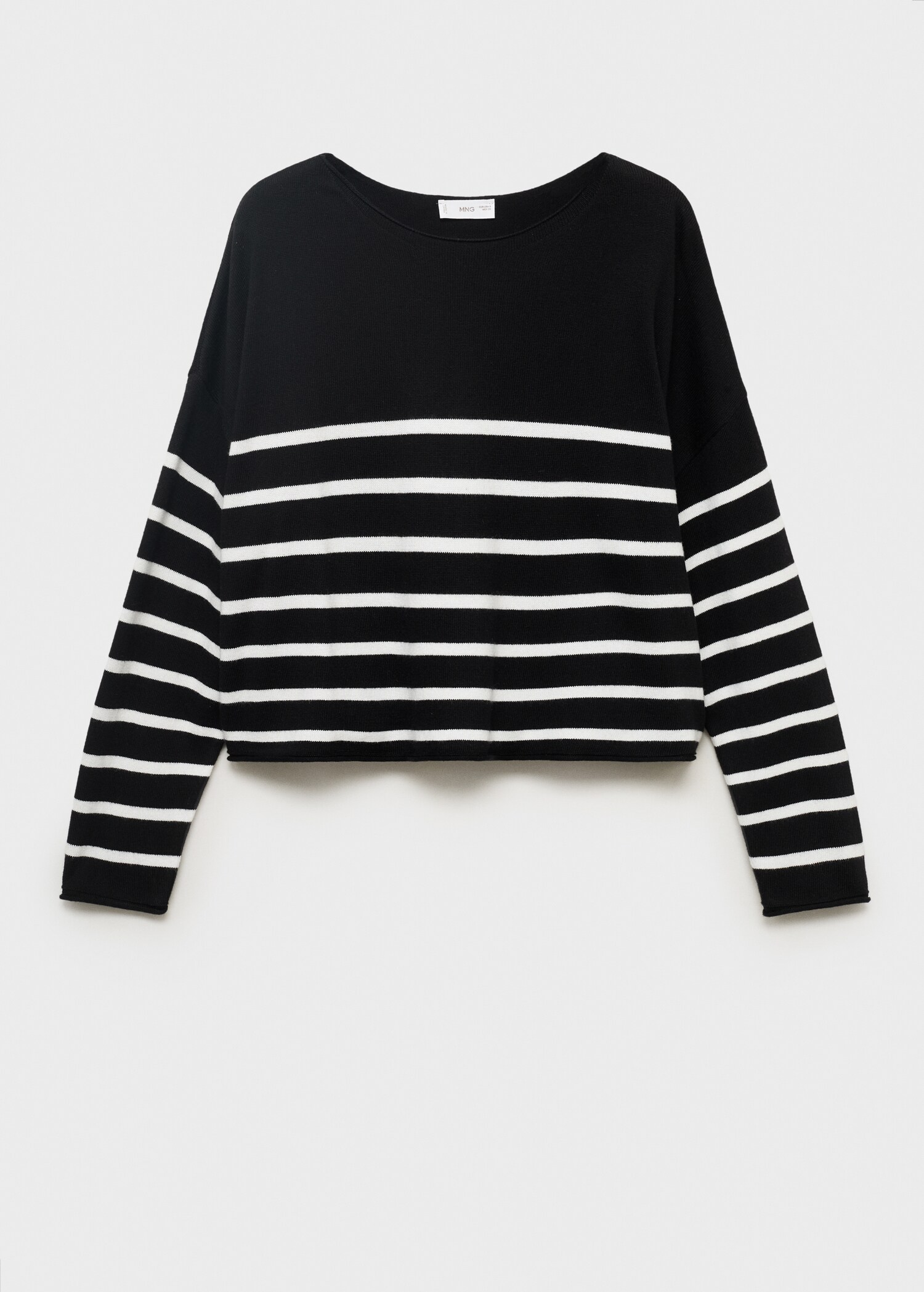 Knit striped sweater - Article without model