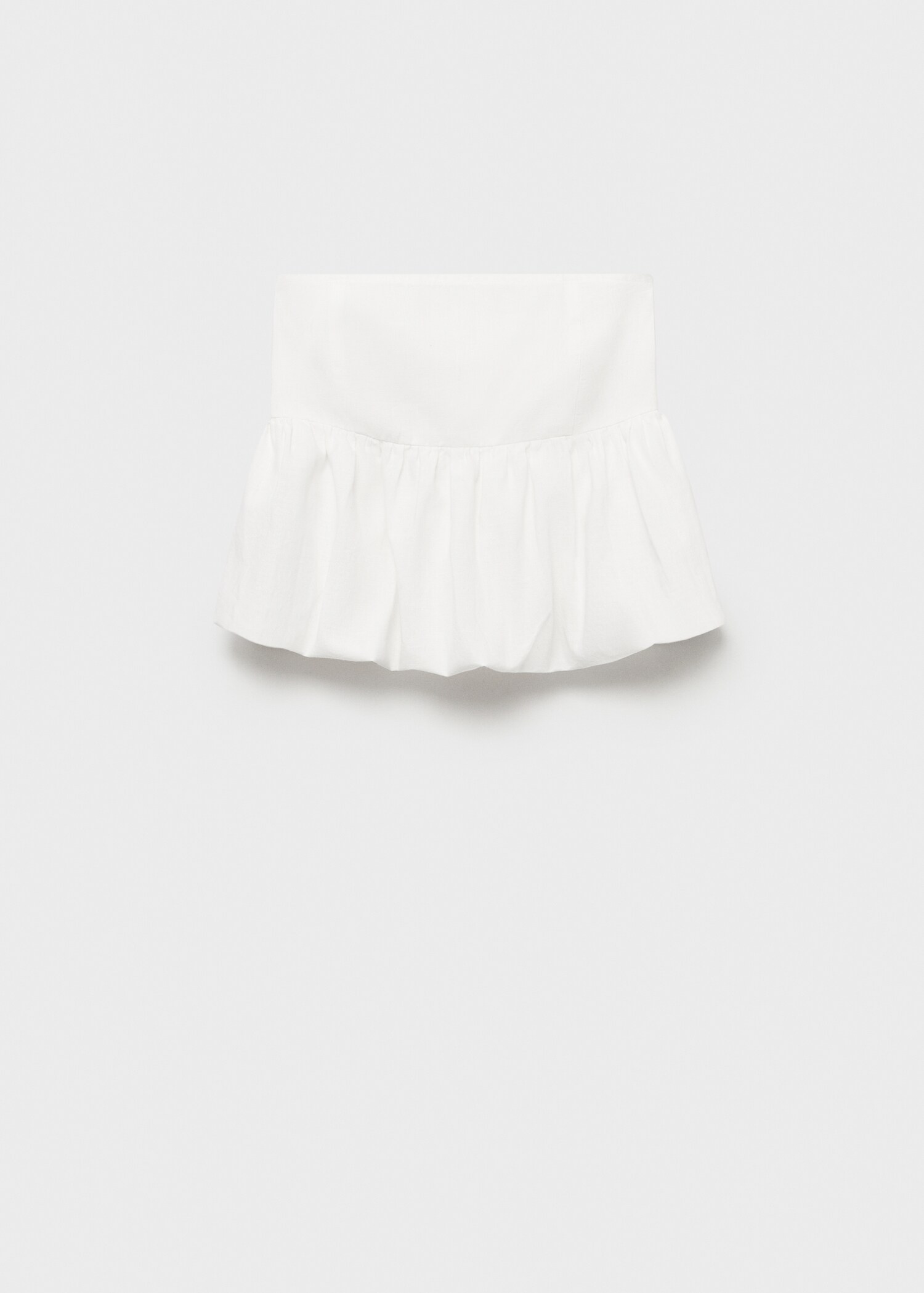 Puffed strapless top - Article without model