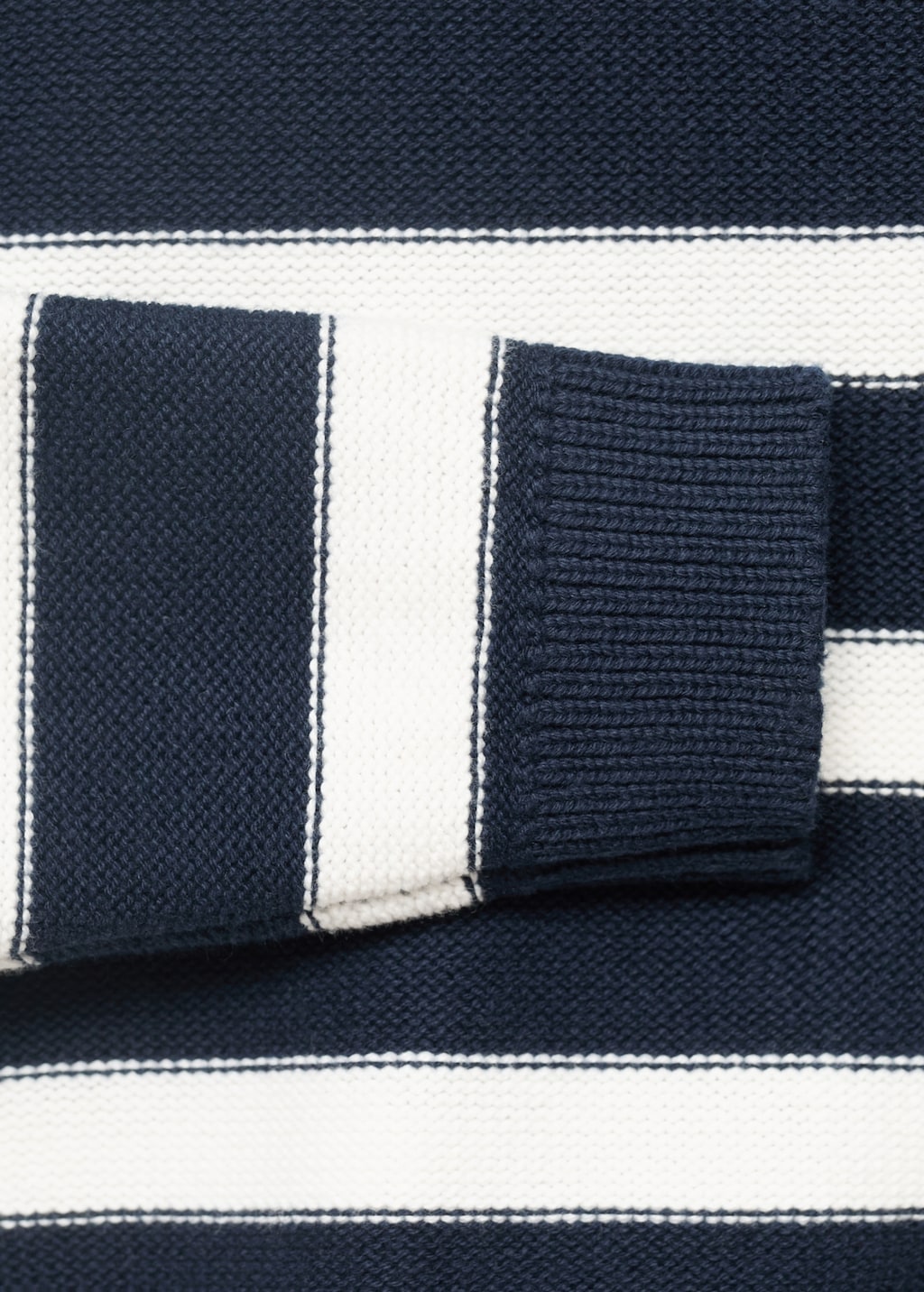 Knit striped sweater