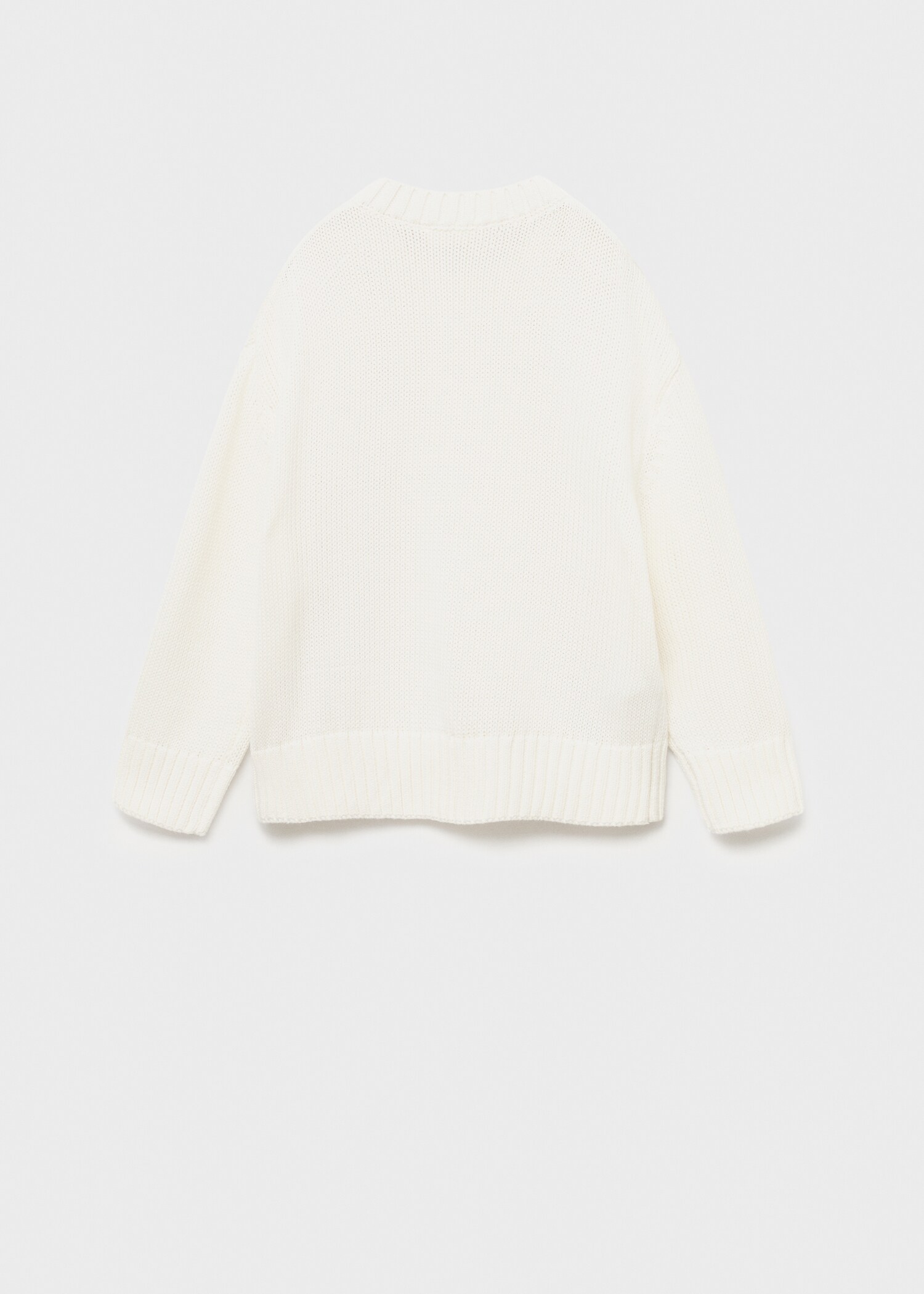Pull-over maille manches longues - Verso de l’article