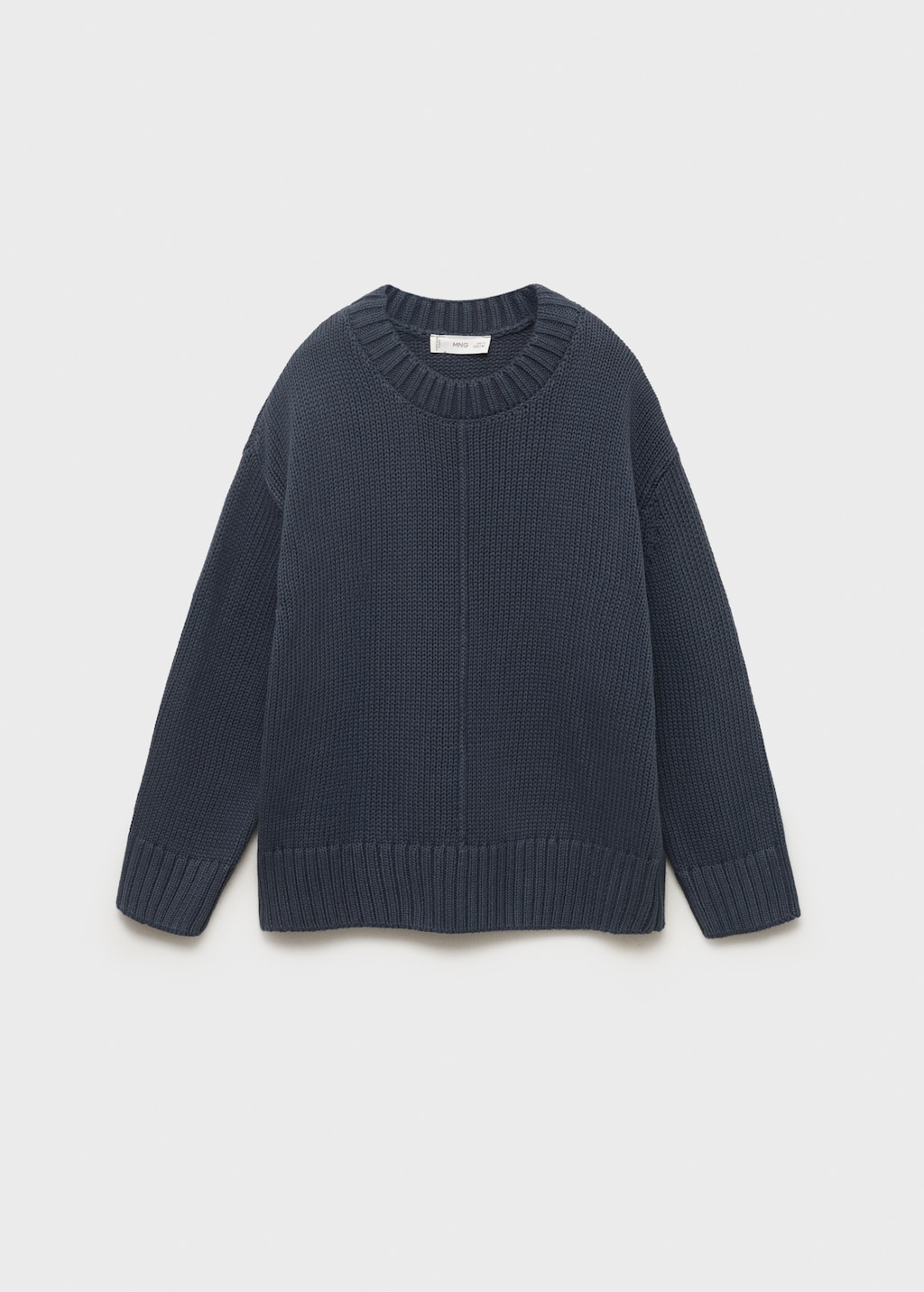 Long-sleeve knitted sweater