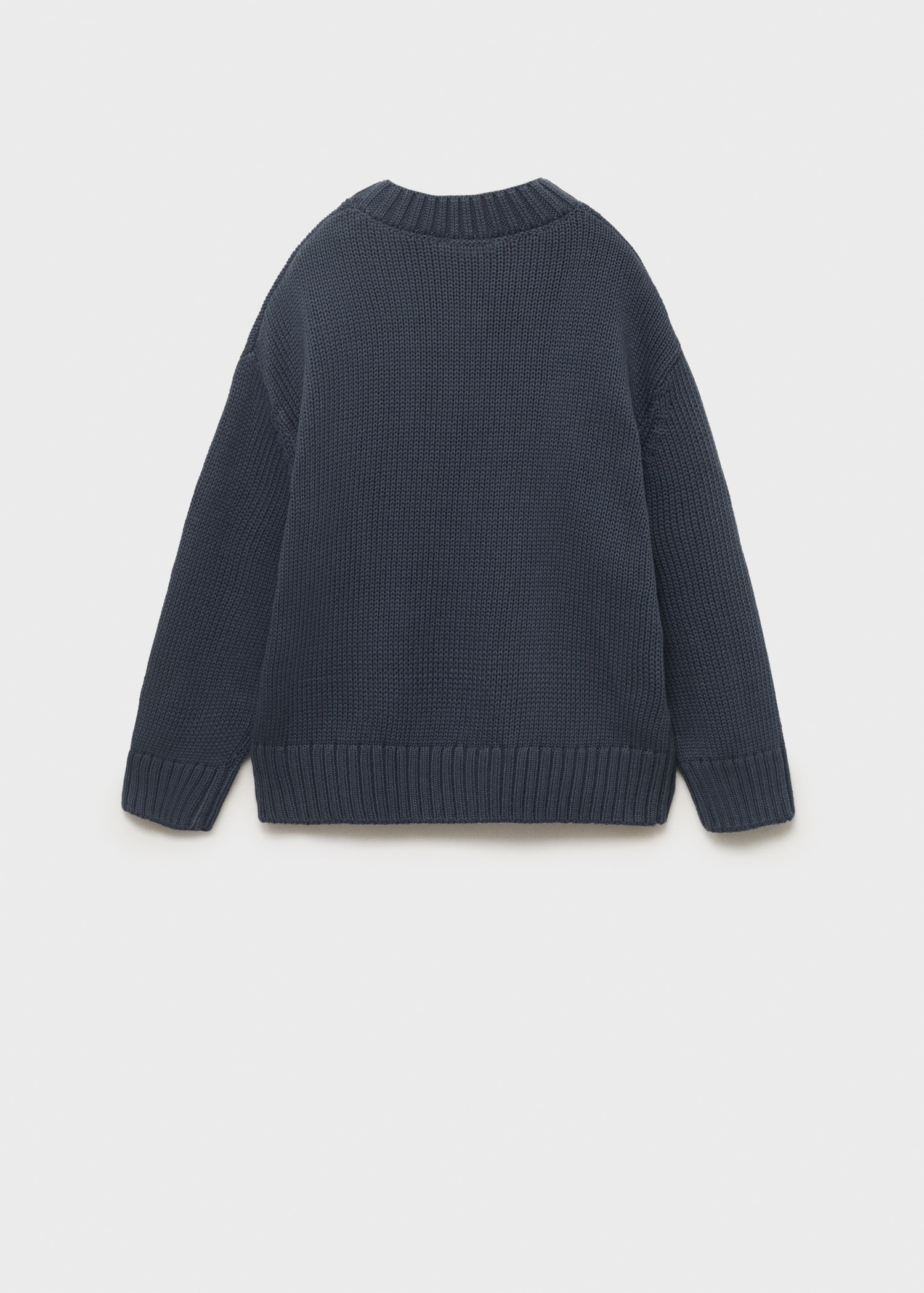 Long-sleeve knitted sweater - Reverse of the article