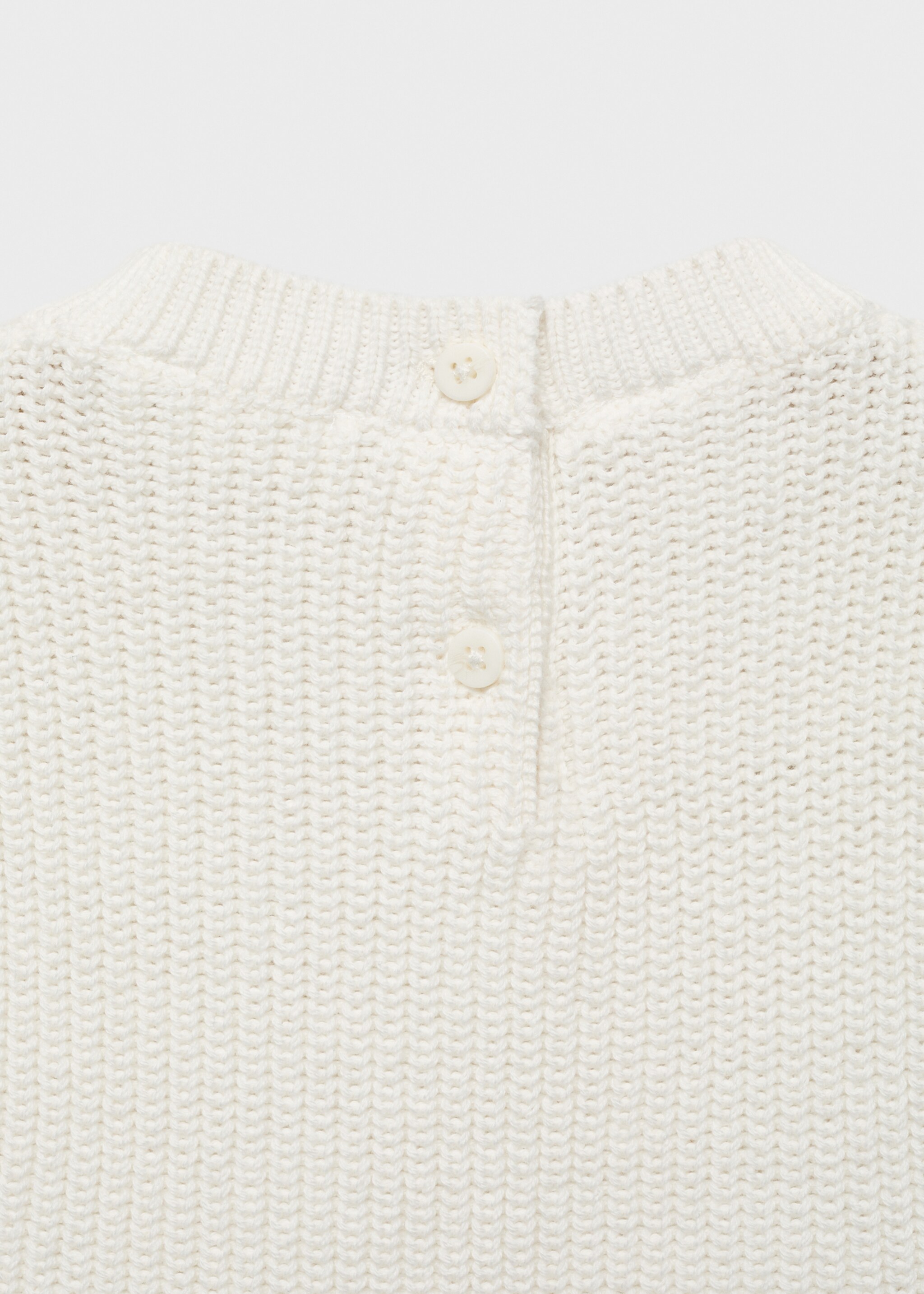 Knitted cotton gilet - Details of the article 0