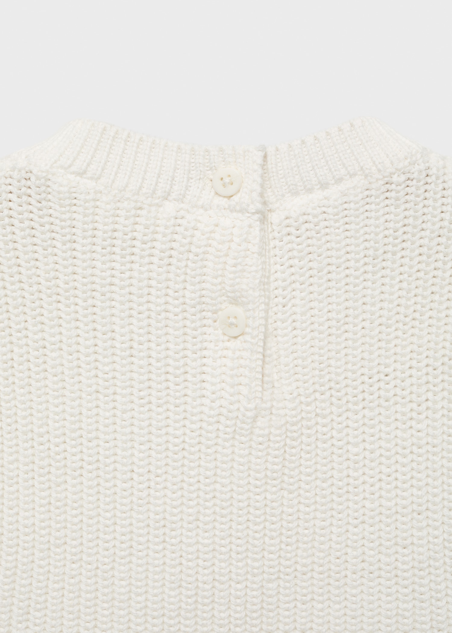 Knitted cotton gilet - Details of the article 0