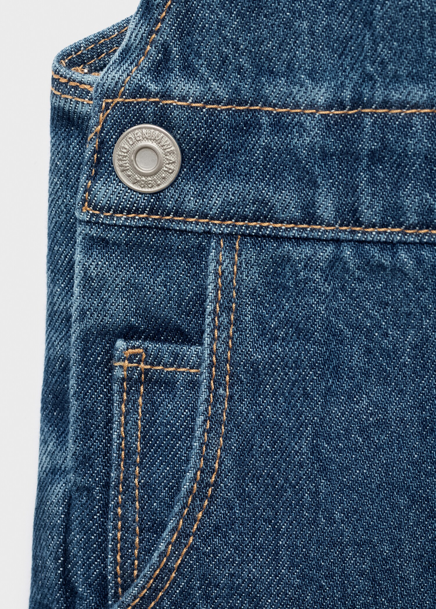 Salopette en denim coton - Détail de l'article 0