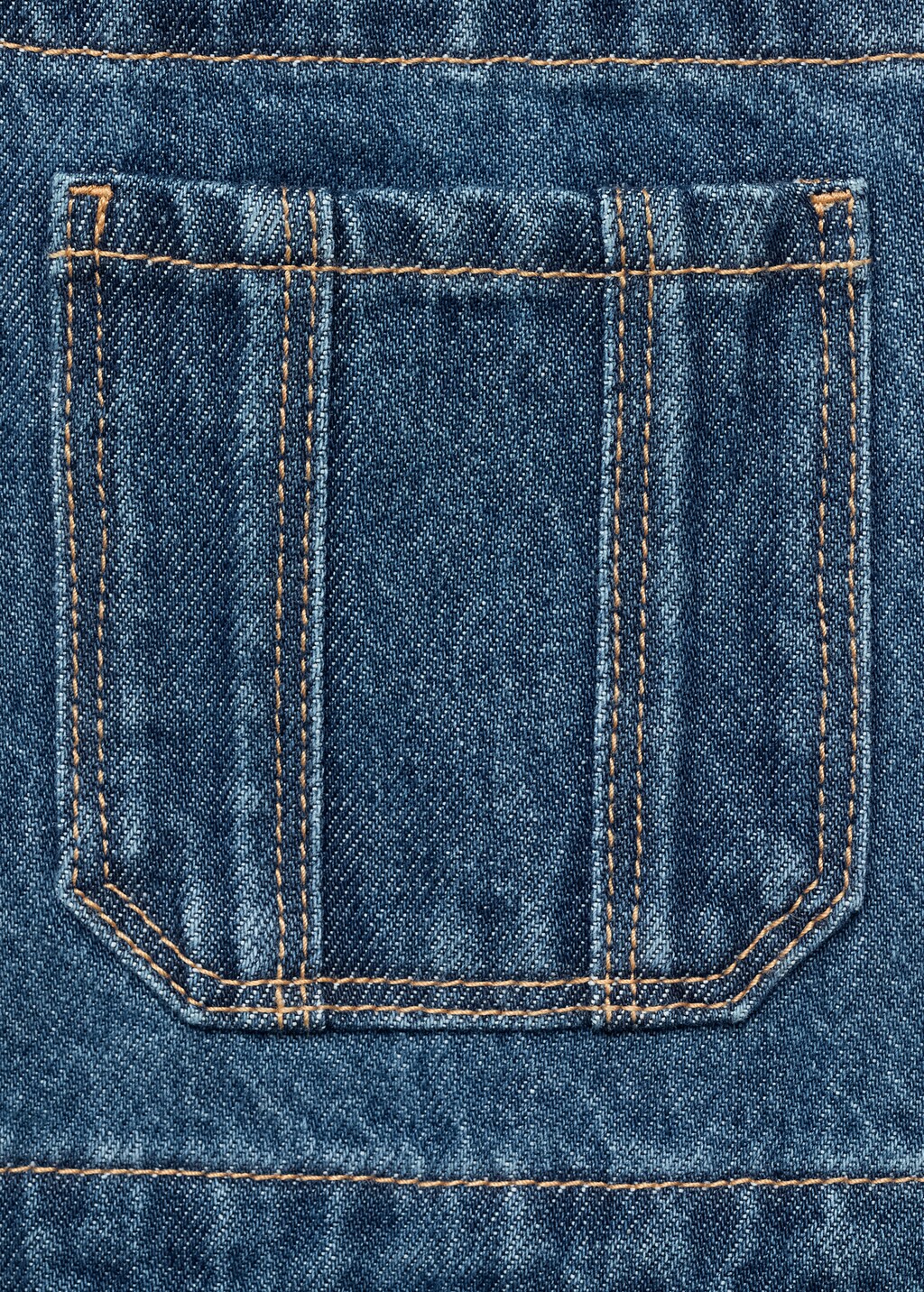 Denim cotton dungarees