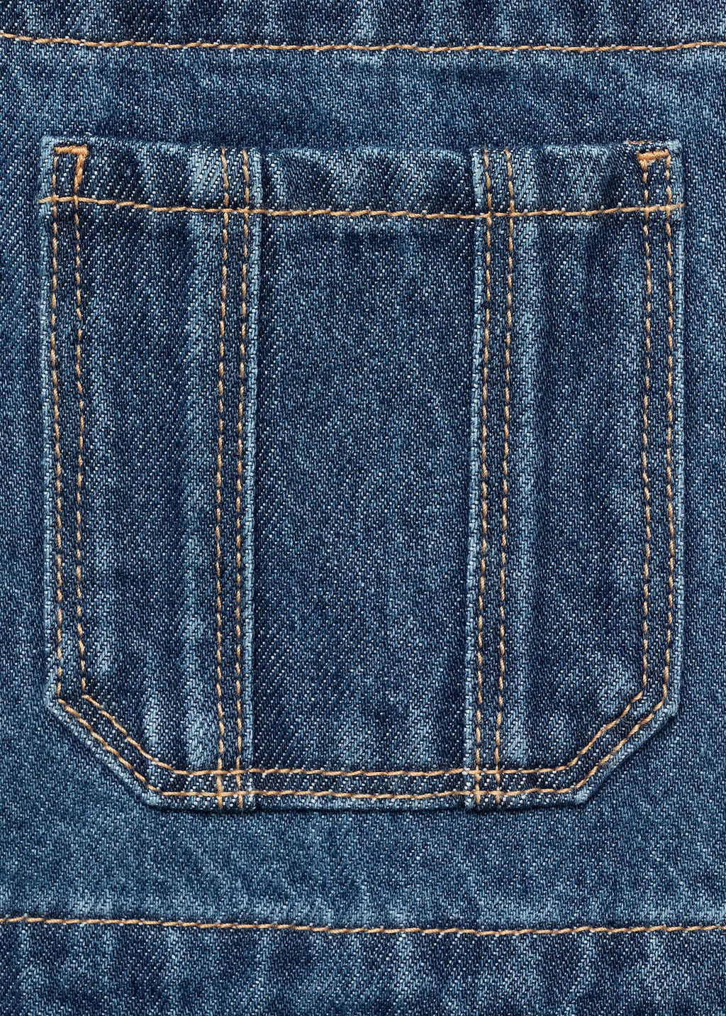 Denim cotton dungarees